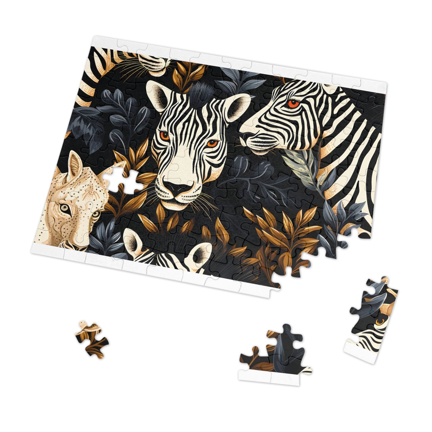 Jigsaw Puzzle, Zebra, Personalised/Non-Personalised (30, 110, 252, 500,1000-Piece)