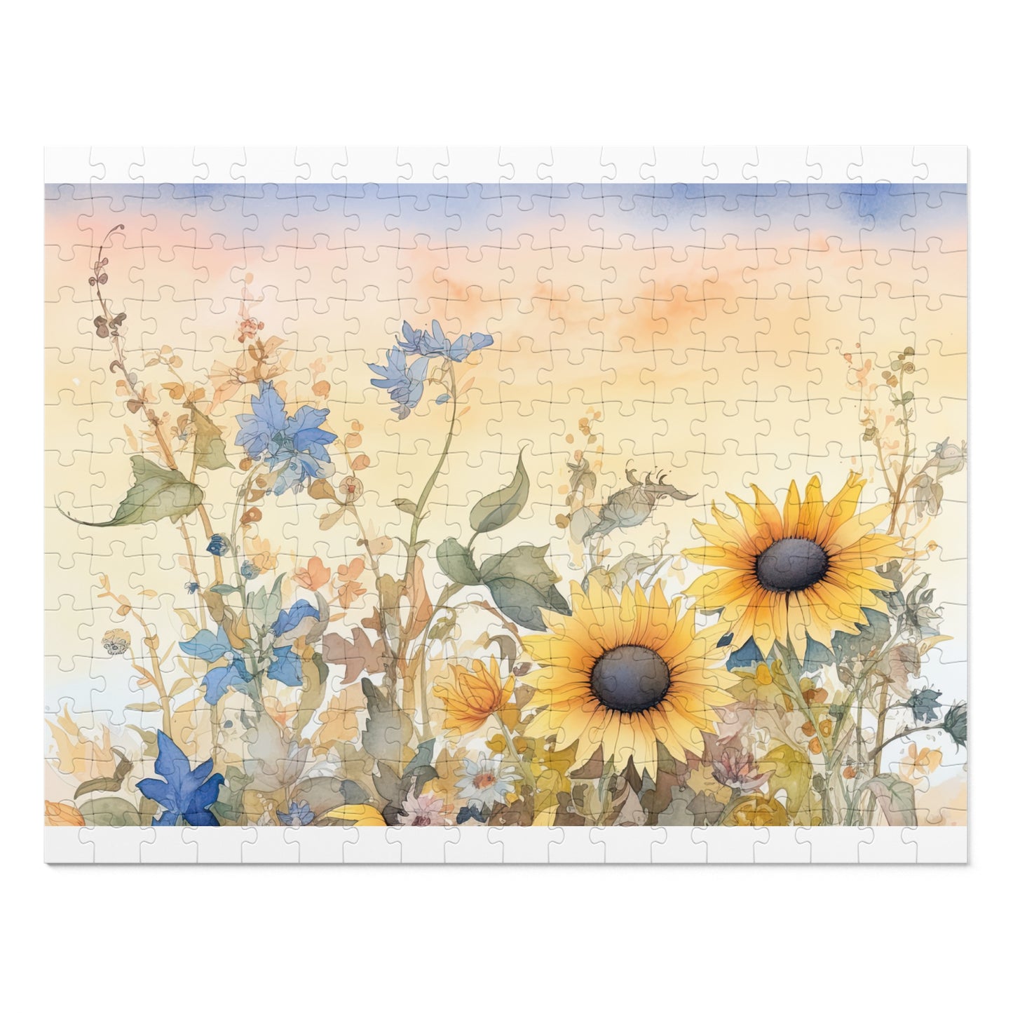 Jigsaw Puzzle, Floral, Personalised/Non-Personalised (30, 110, 252, 500,1000-Piece)