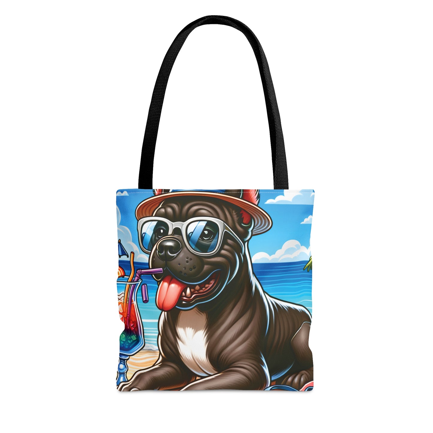 Tote Bag, Dog on Beach, Cane Corso, Tote bag, awd-1202