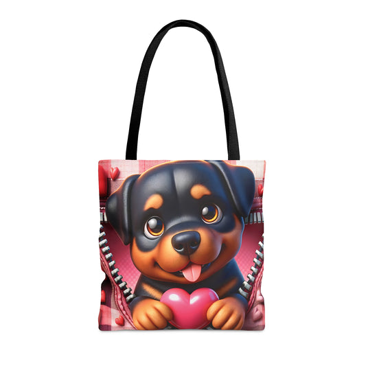 Tote Bag, Cute Dog, Personalised/Non-Personalised Tote bag