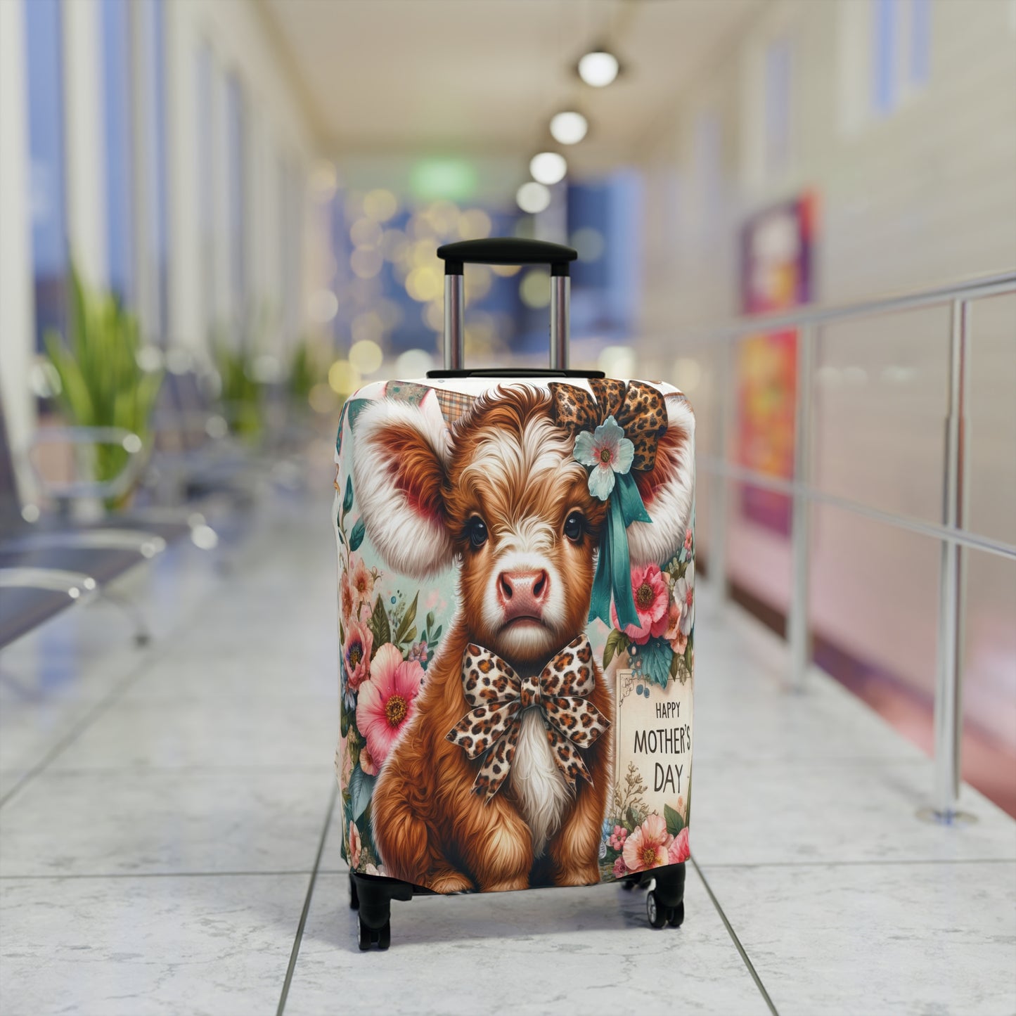 Luggage Cover, Highland Cow, awd-5013