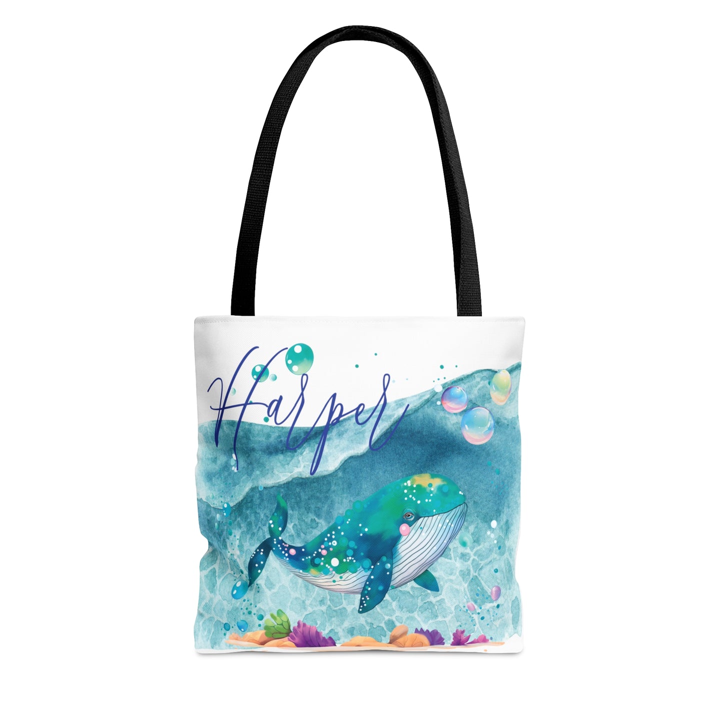 Personalised Tote Bag, Whale bag, Beach Tote Bag, Personalised/Non-Personalised