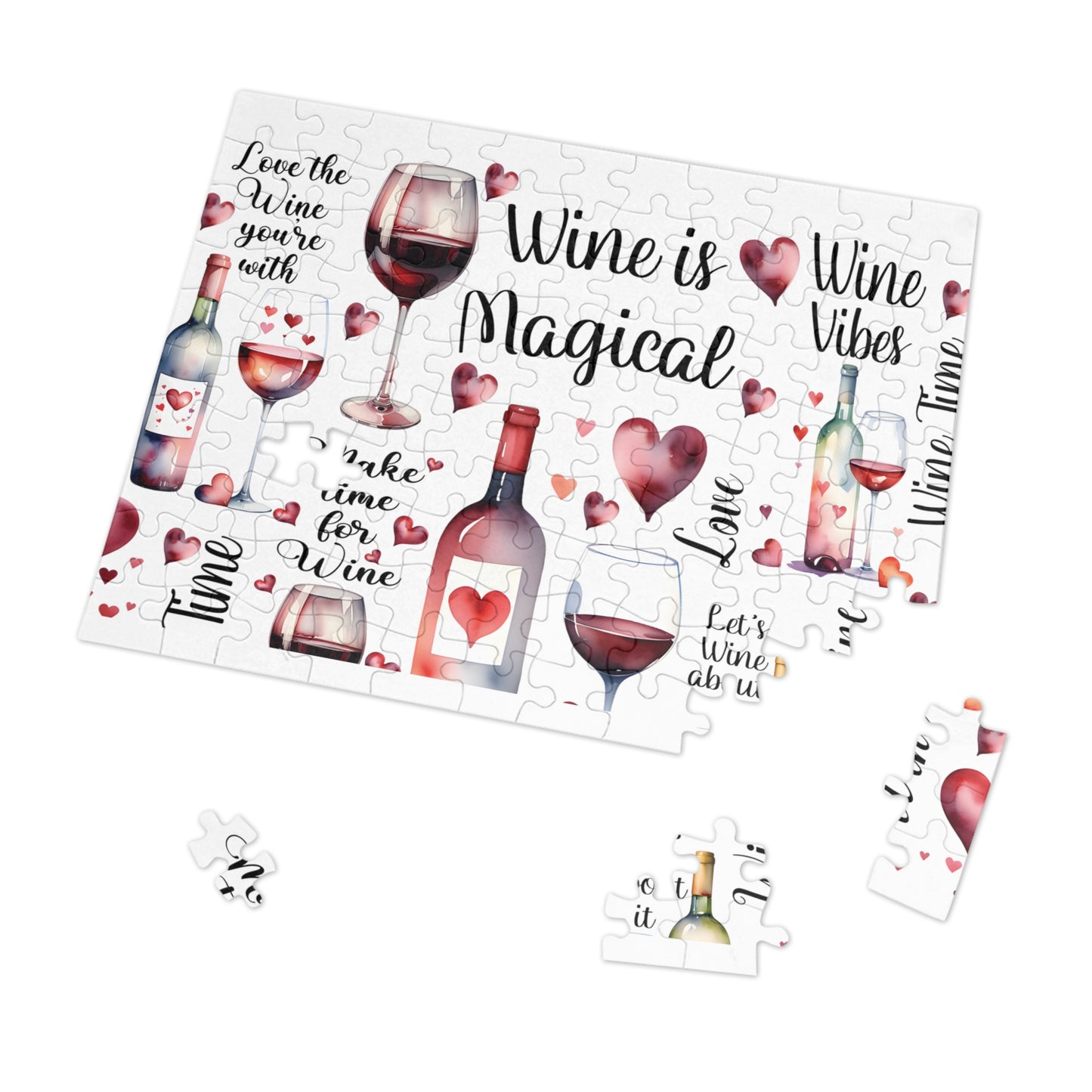 Jigsaw Puzzle, Wine is Magical, Personalised/Non-Personalised (30, 110, 252, 500,1000-Piece)