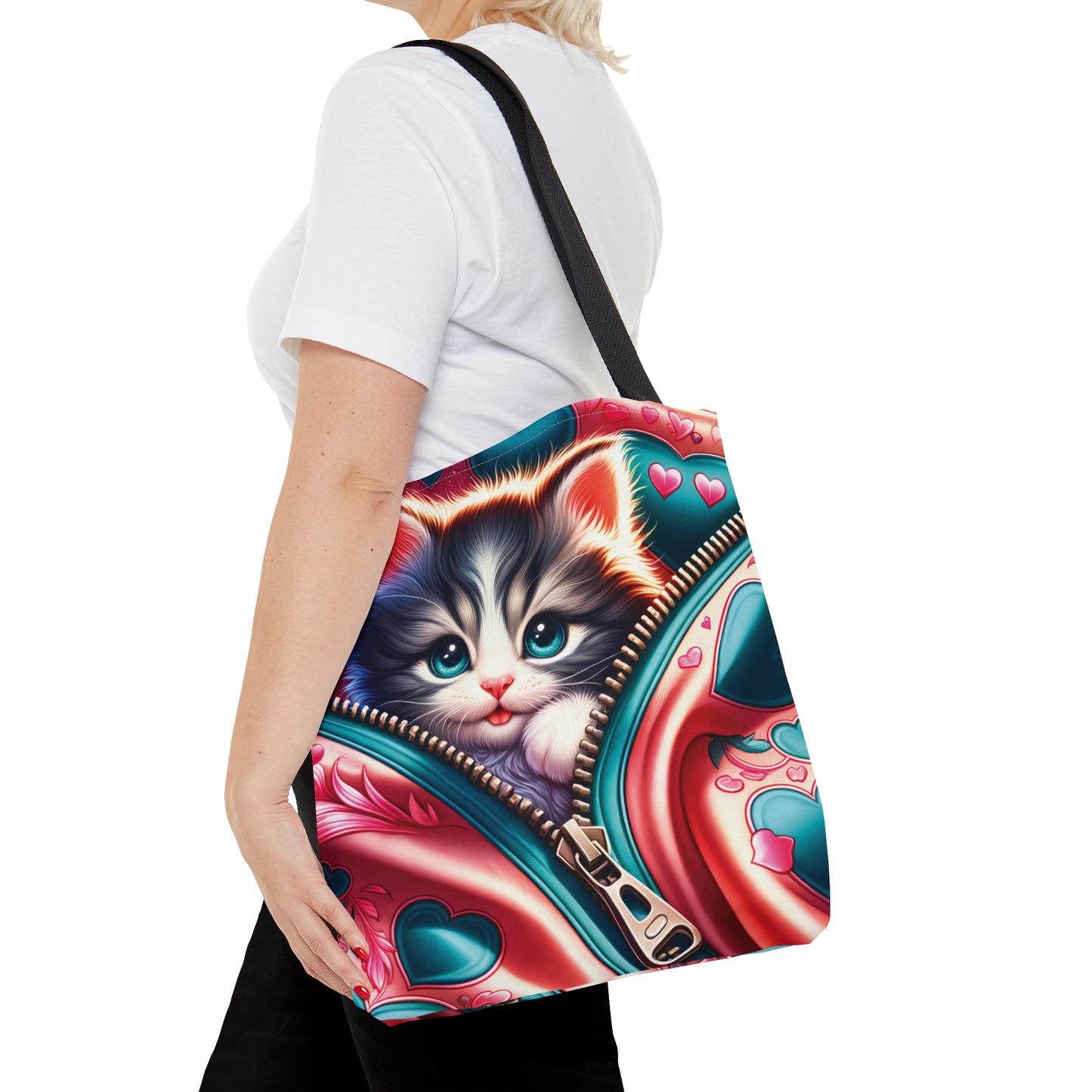 Tote Bag, Cat, Personalised/Non-Personalised Tote bag