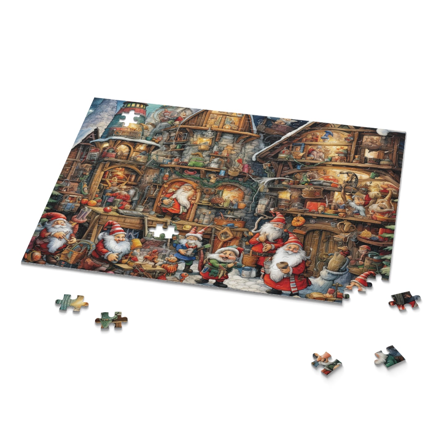 Personalised/Non-Personalised Puzzle, Christmas (120, 252, 500-Piece)