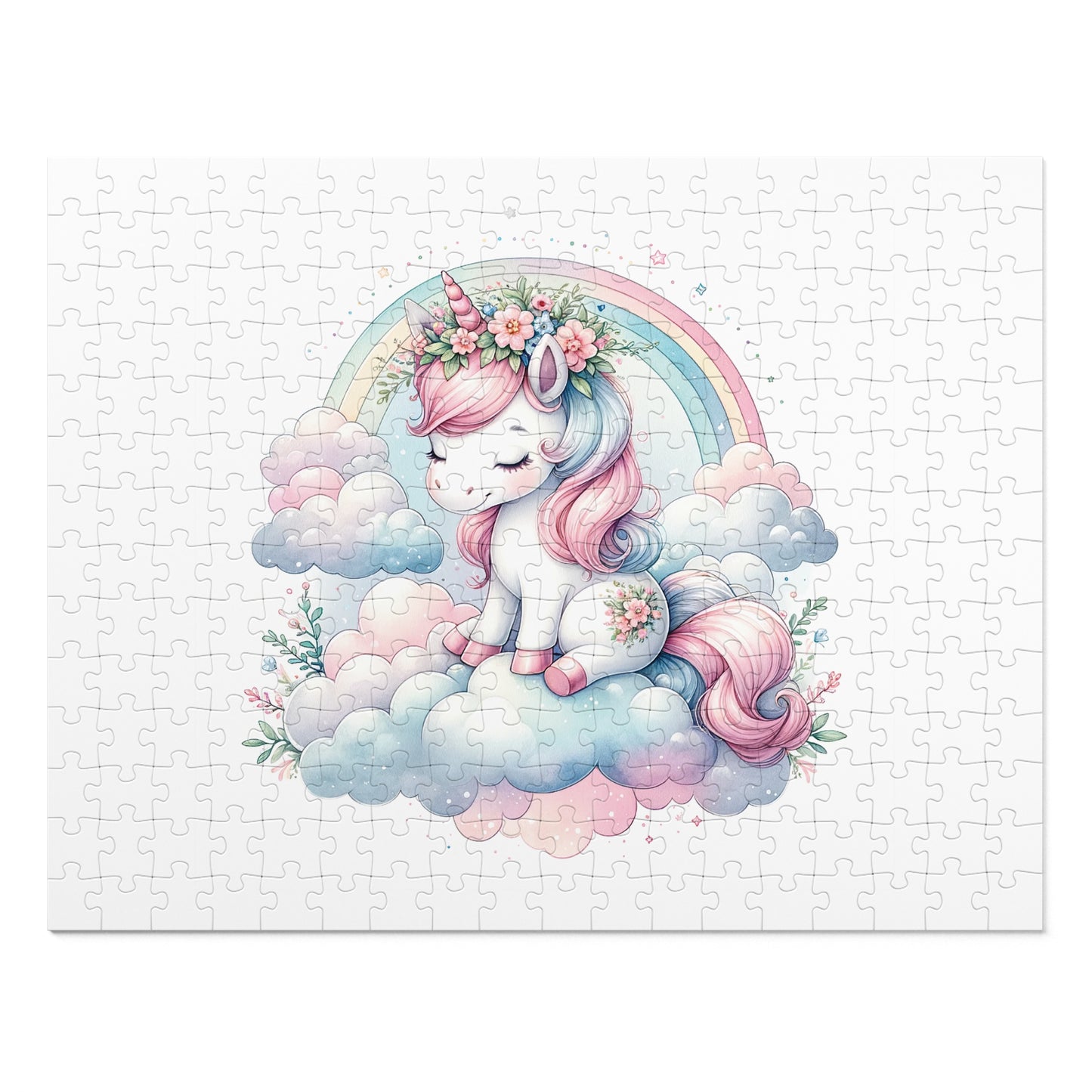 Jigsaw Puzzle, Unicorn, Personalised/Non-Personalised (30, 110, 252, 500,1000-Piece)