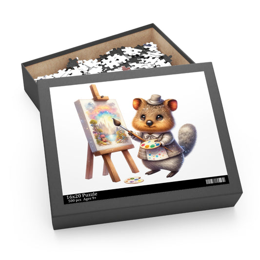 Personalised/Non-Personalised Puzzle, Quokka (120, 252, 500-Piece)