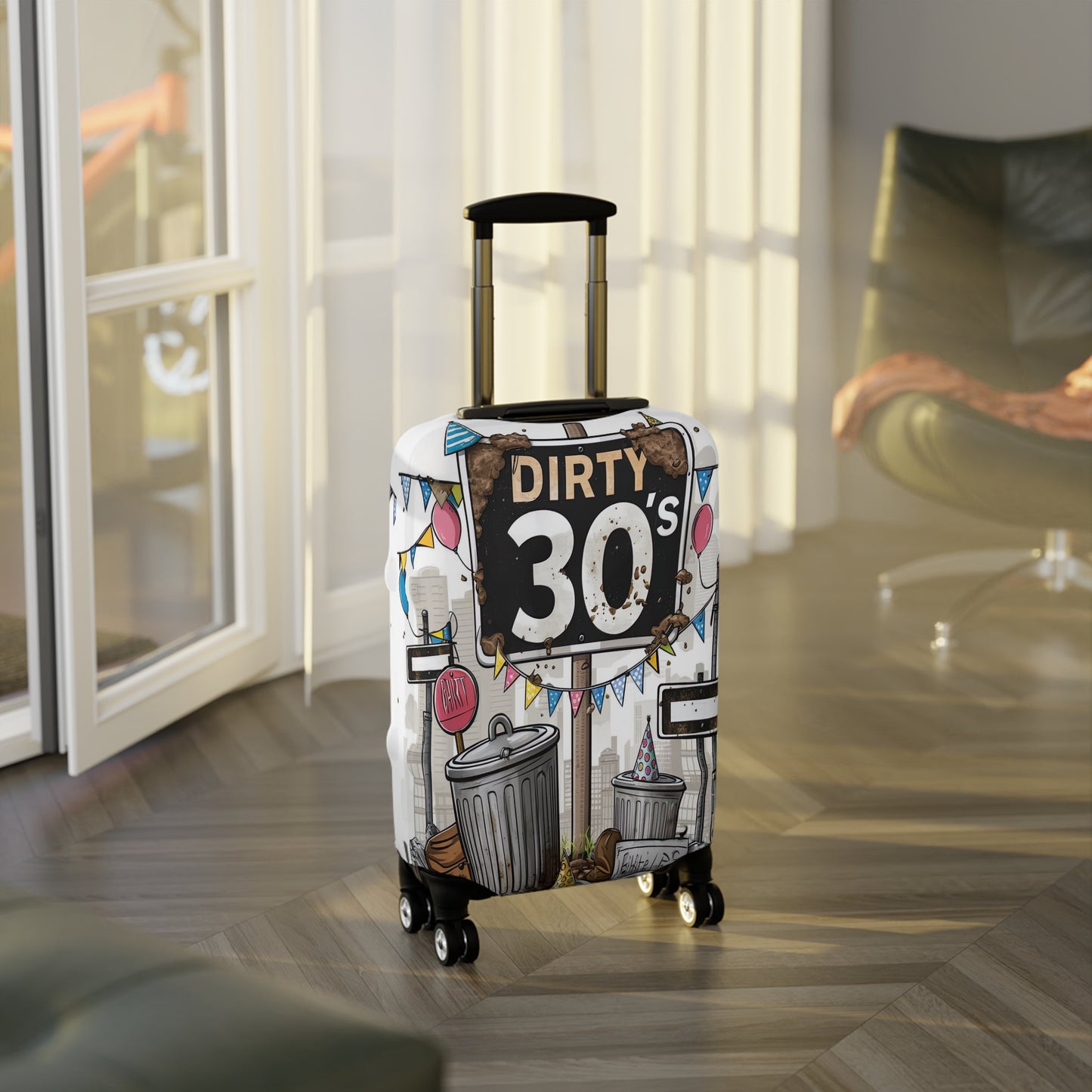 Luggage Cover, Dirty Thirty's, awd-1663