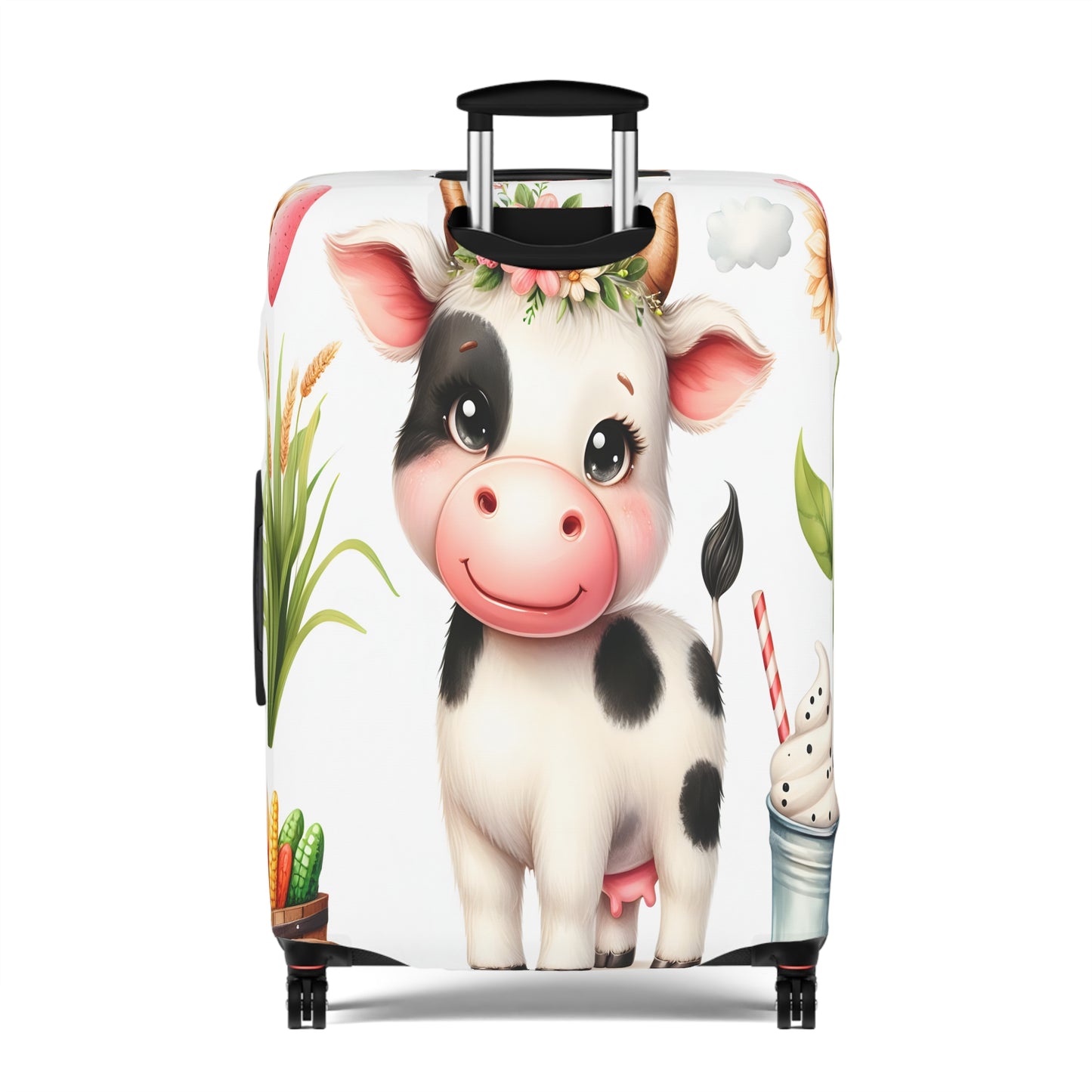 Luggage Cover, Cow, awd-1614