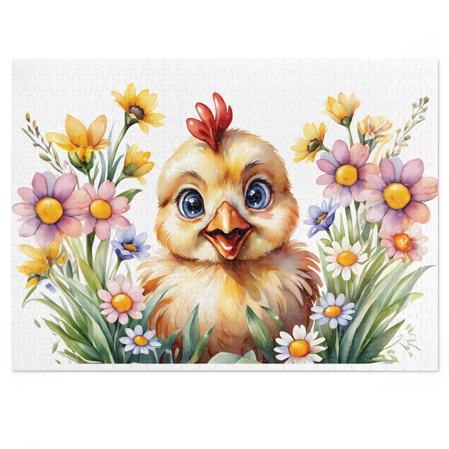 Jigsaw Puzzle, Western, Chicken, Personalised/Non-Personalised (30, 110, 252, 500,1000-Piece)