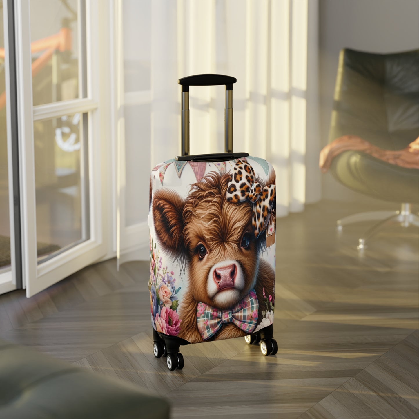 Luggage Cover, Highland Cow, awd-5009