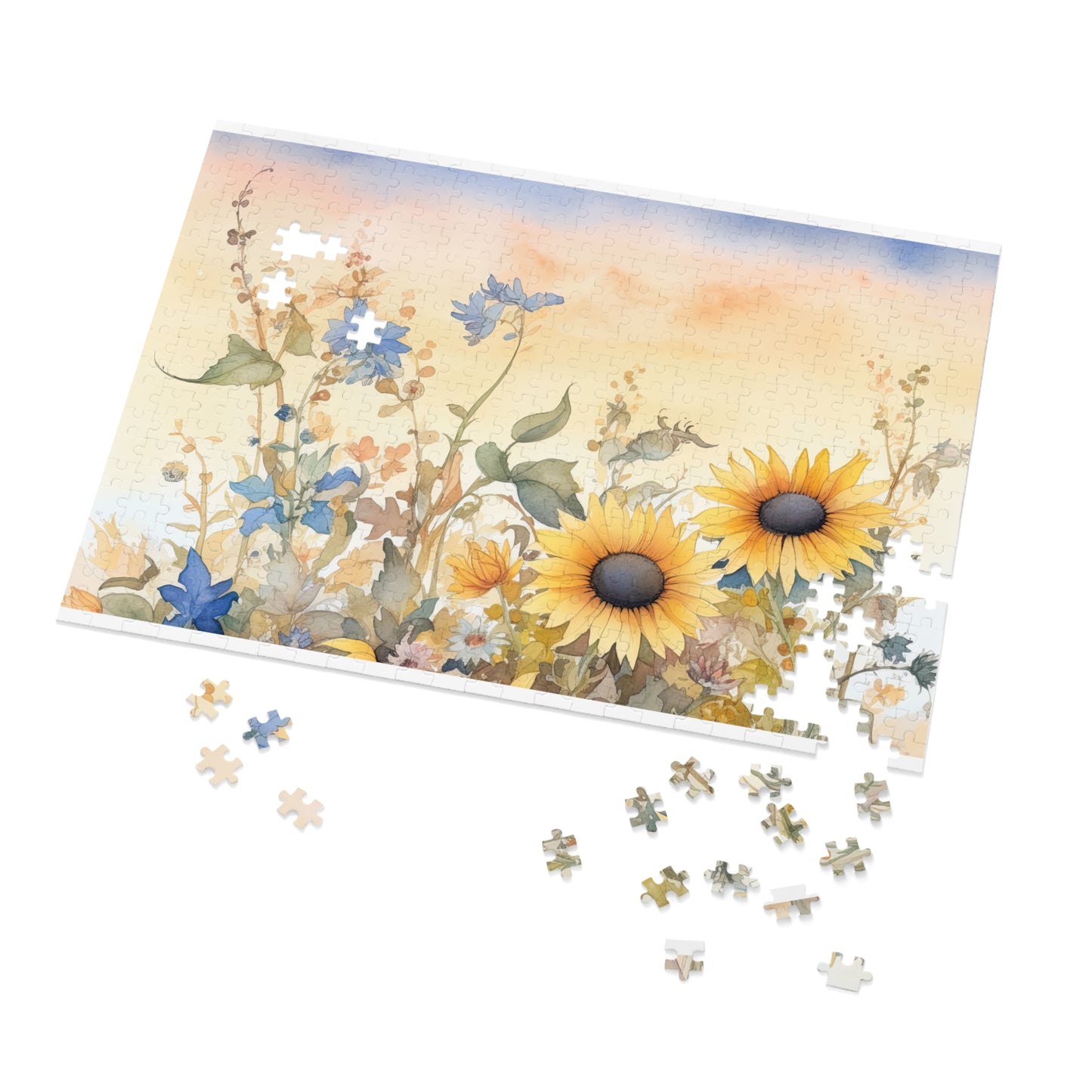 Jigsaw Puzzle, Floral, Personalised/Non-Personalised (30, 110, 252, 500,1000-Piece)