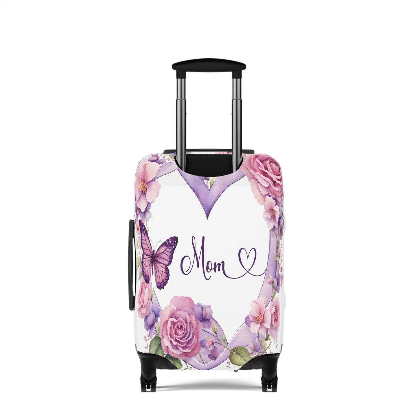 Luggage Cover, Butterfly Heart, Mom, awd-1662