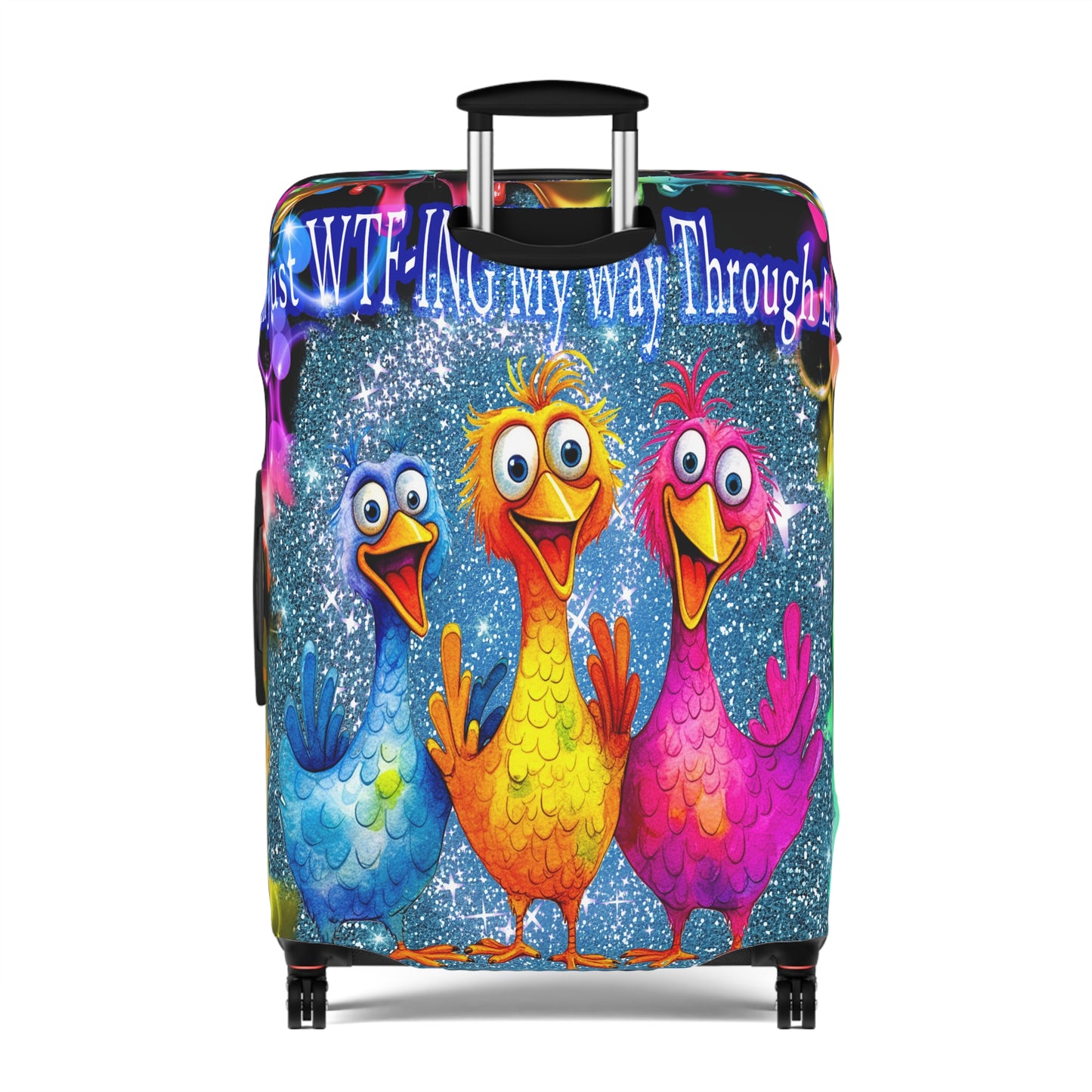 Luggage Cover, Chickens, WTFing my way through, awd-1690