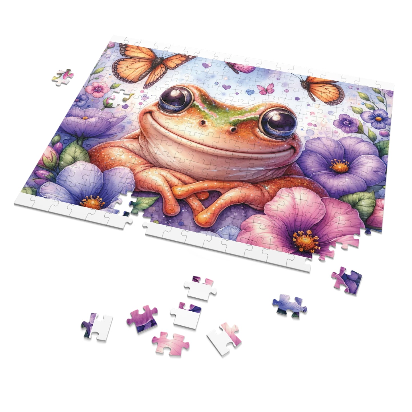 Jigsaw Puzzle, Frog, Personalised/Non-Personalised (30, 110, 252, 500,1000-Piece)