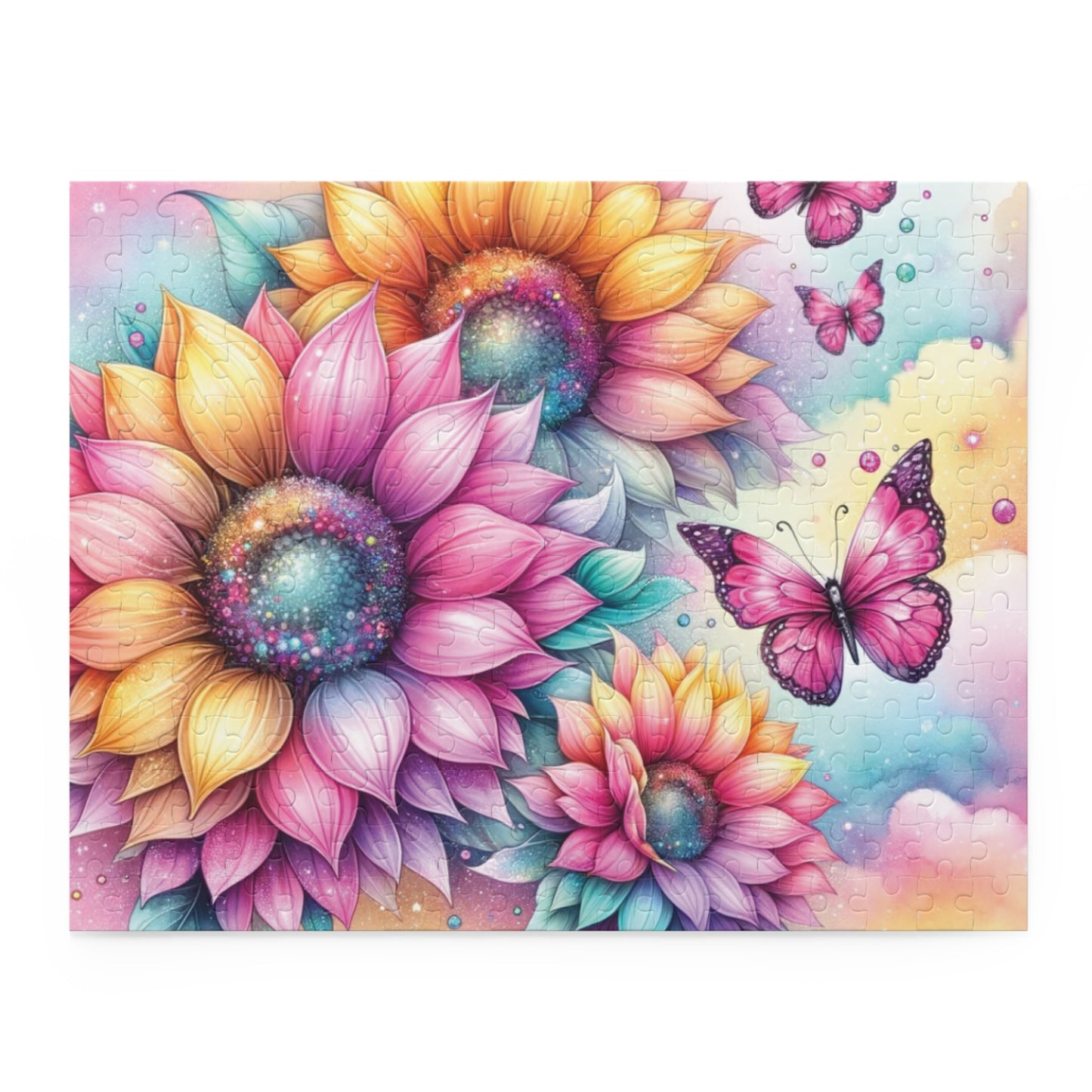 Puzzle,  Floral (120, 252, 500-Piece) awd-644