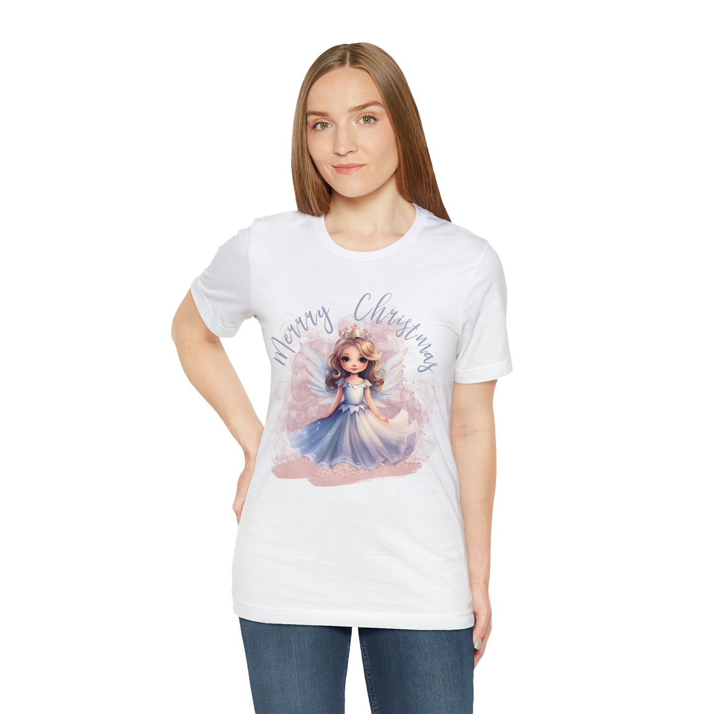 Unisex Jersey Short Sleeve Tee Christmas, Women's Fairy T-shirt A-0011