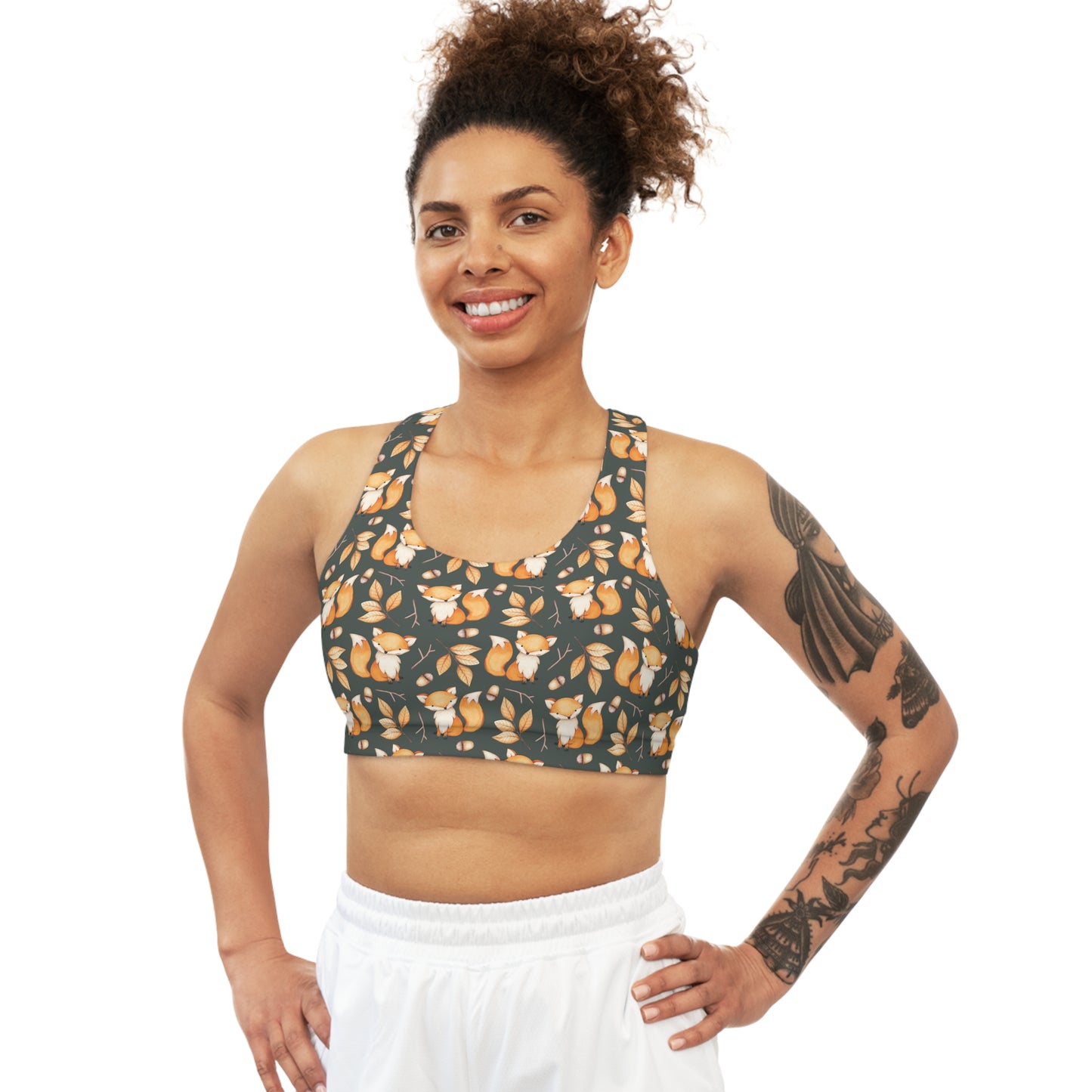 Seamless Sports Bra, Fox Design