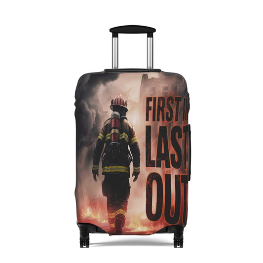 Luggage Cover, Fireman, First in Last Out, awd-1670