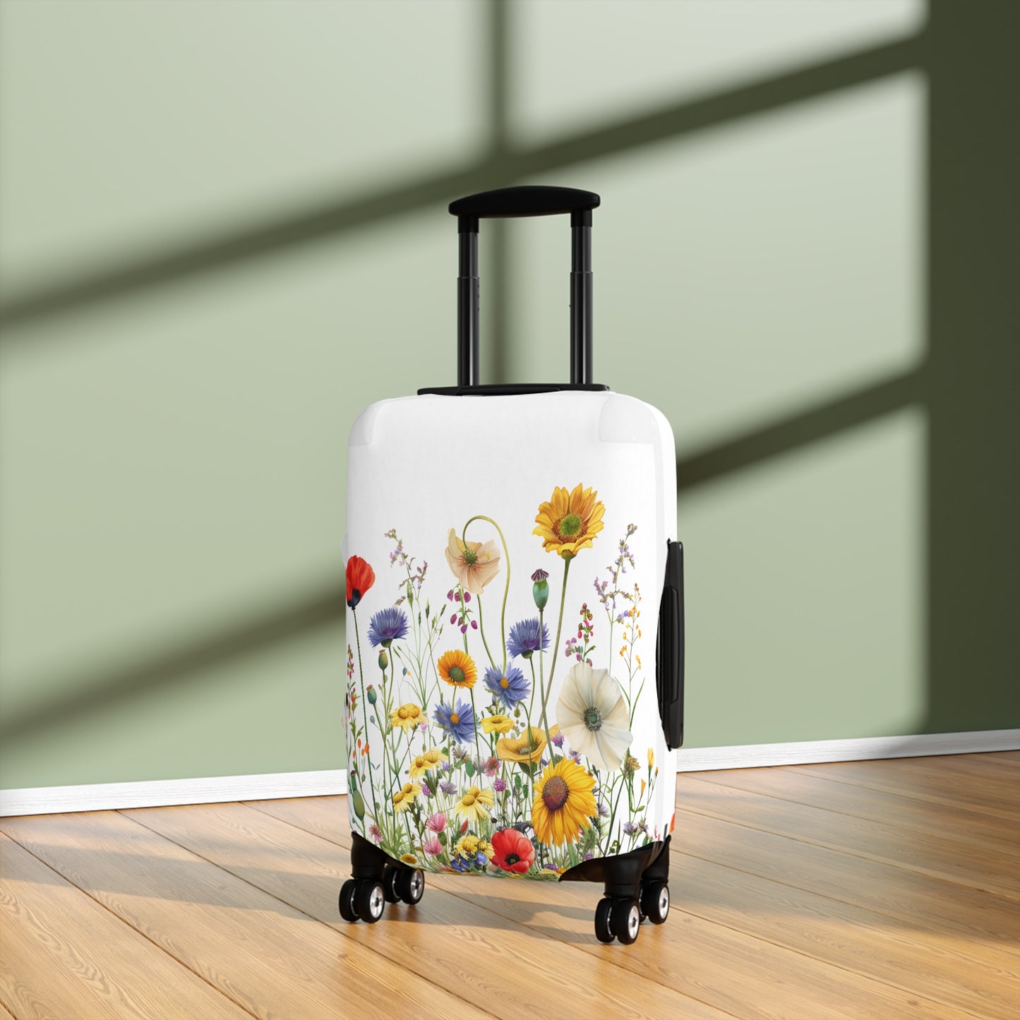 Luggage Cover, Floral, Wildflowers, awd-3044