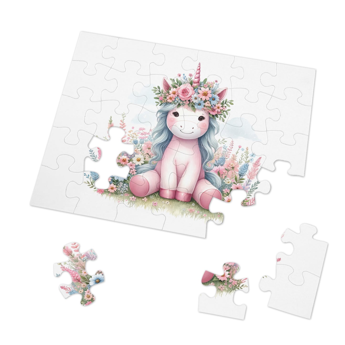 Jigsaw Puzzle, Unicorn, Personalised/Non-Personalised (30, 110, 252, 500,1000-Piece)