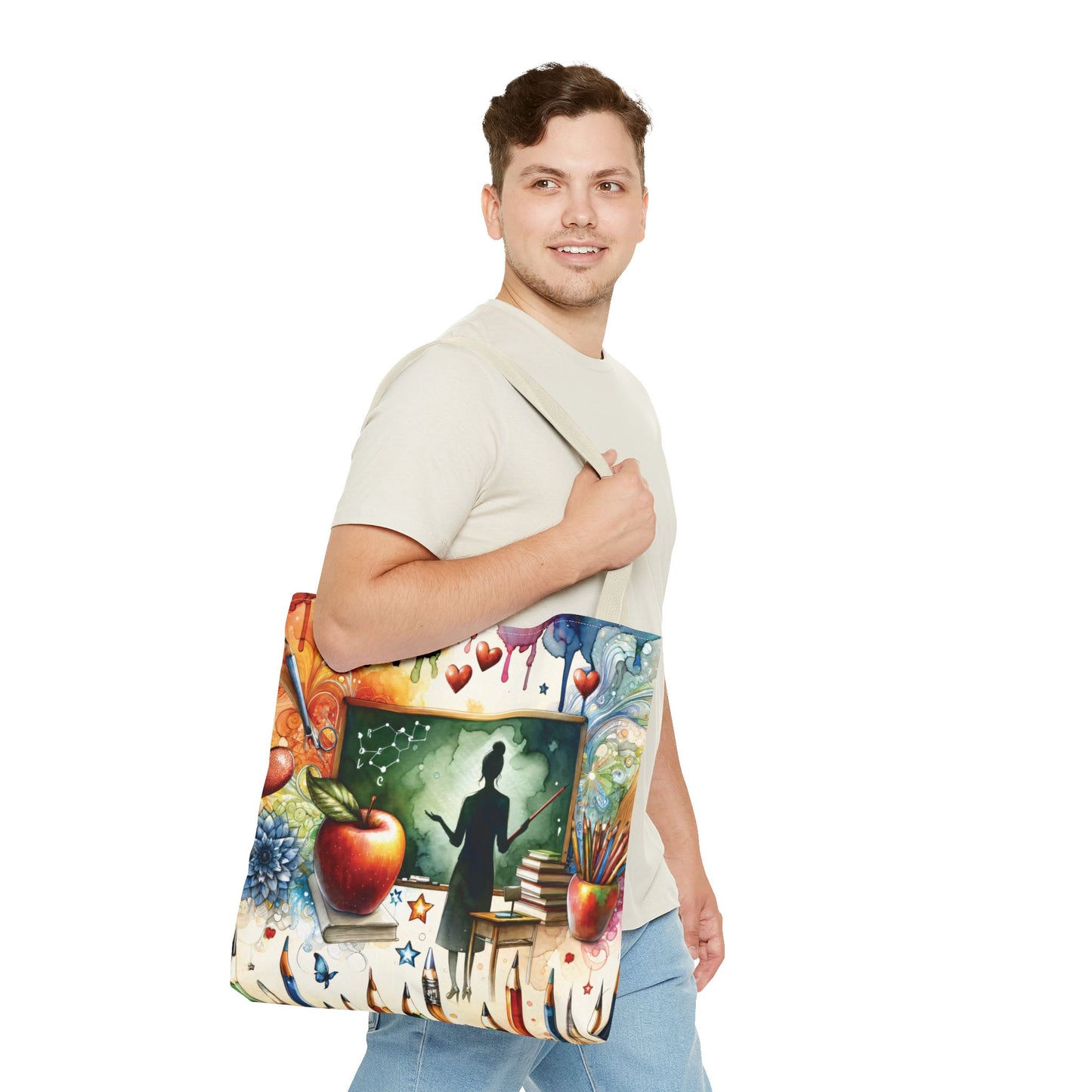 Tote Bag, Teacher, Personalised/Non-Personalised Tote bag, 3 Sizes Available