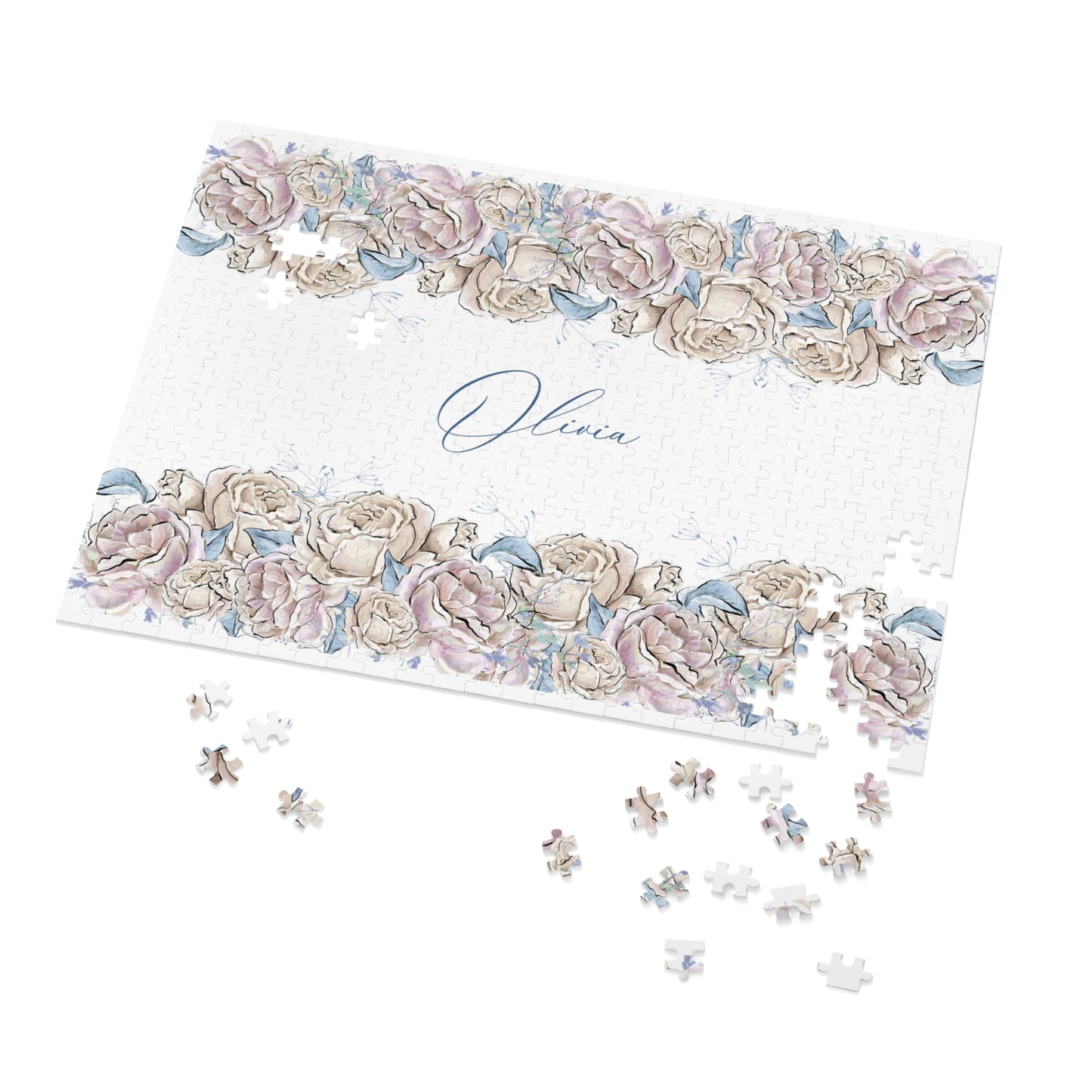 Jigsaw Puzzle, Romance Floral (30, 110, 252, 500,1000-Piece)