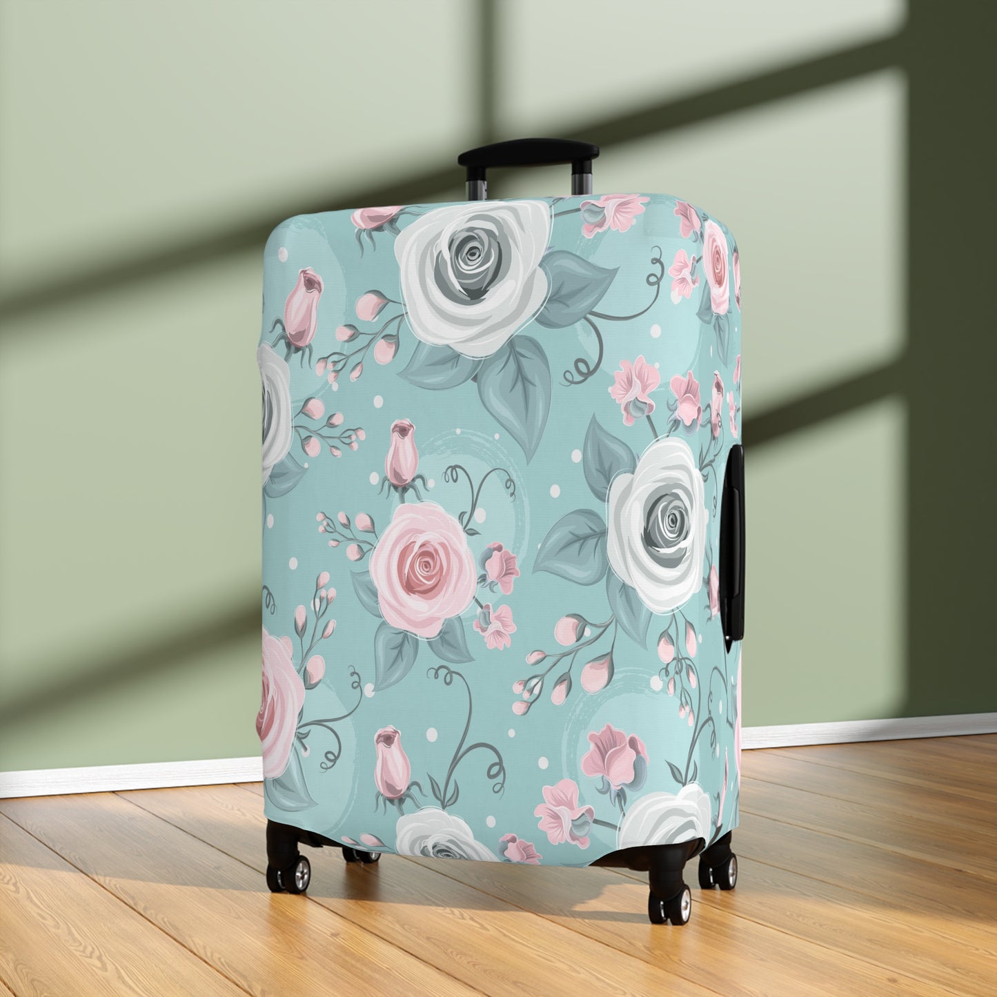 Luggage Cover, Green Floral, awd-1769