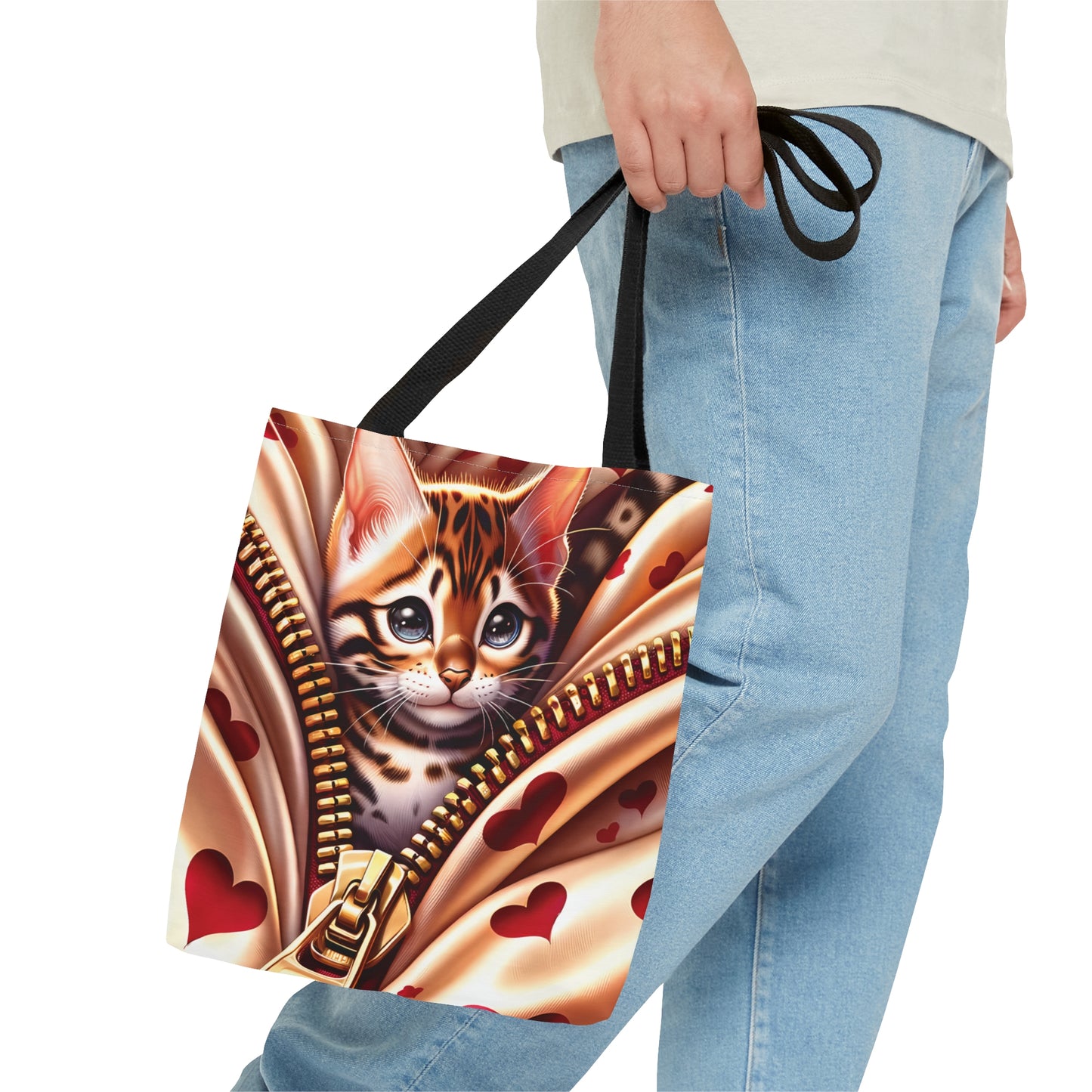 Tote Bag, Cat, Personalised/Non-Personalised Tote bag