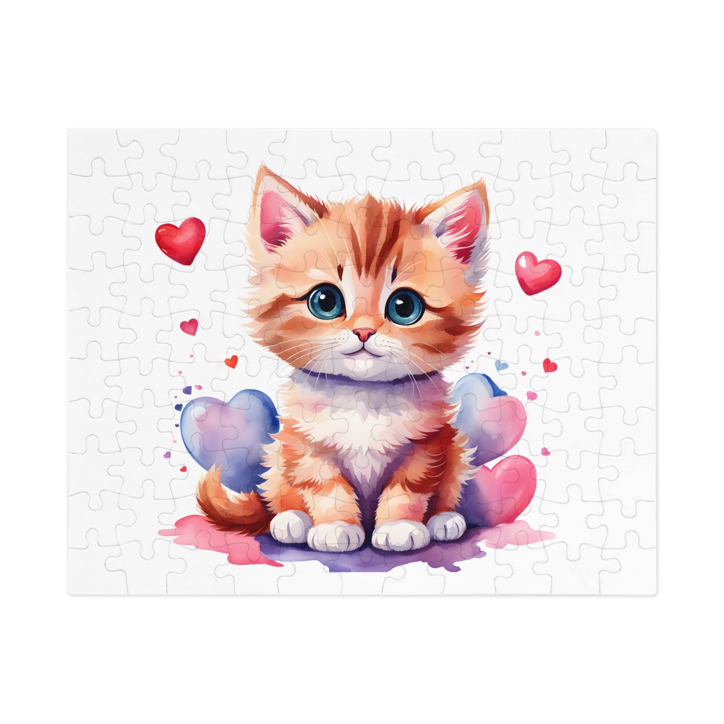 Jigsaw Puzzle, Cat, Personalised/Non-Personalised (30, 110, 252, 500,1000-Piece)