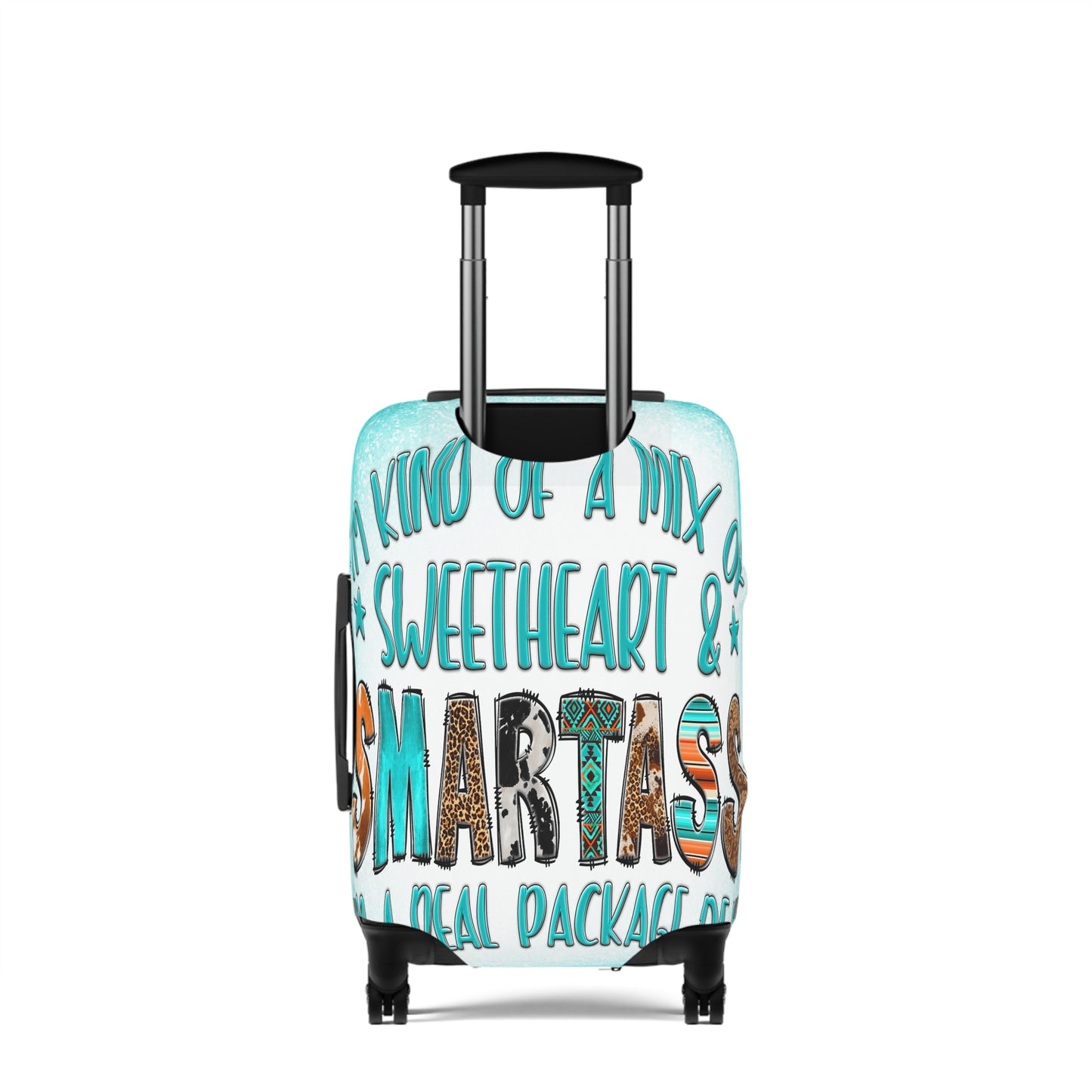 Luggage Cover, Mix of Sweetheart and Smartass, awd-1730