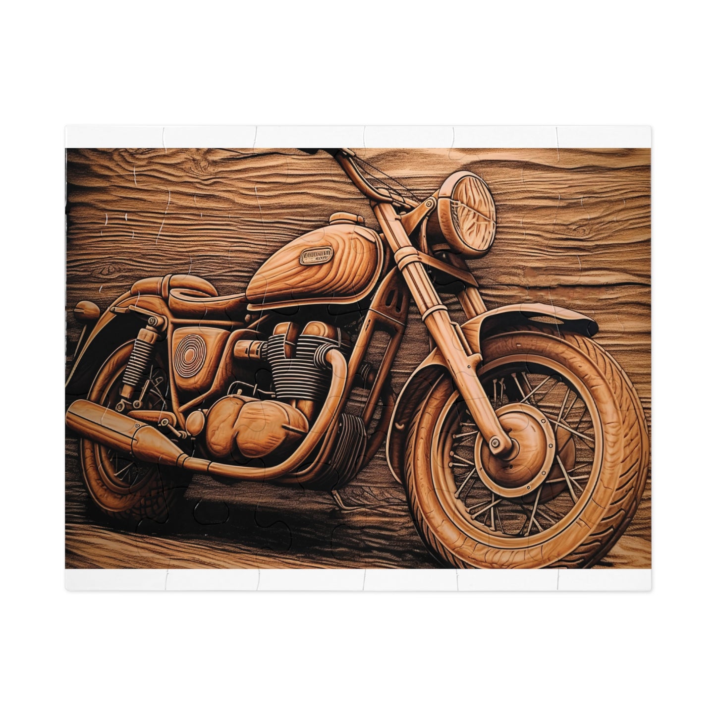 Jigsaw Puzzle, Motorbike, Personalised/Non-Personalised (30, 110, 252, 500,1000-Piece)