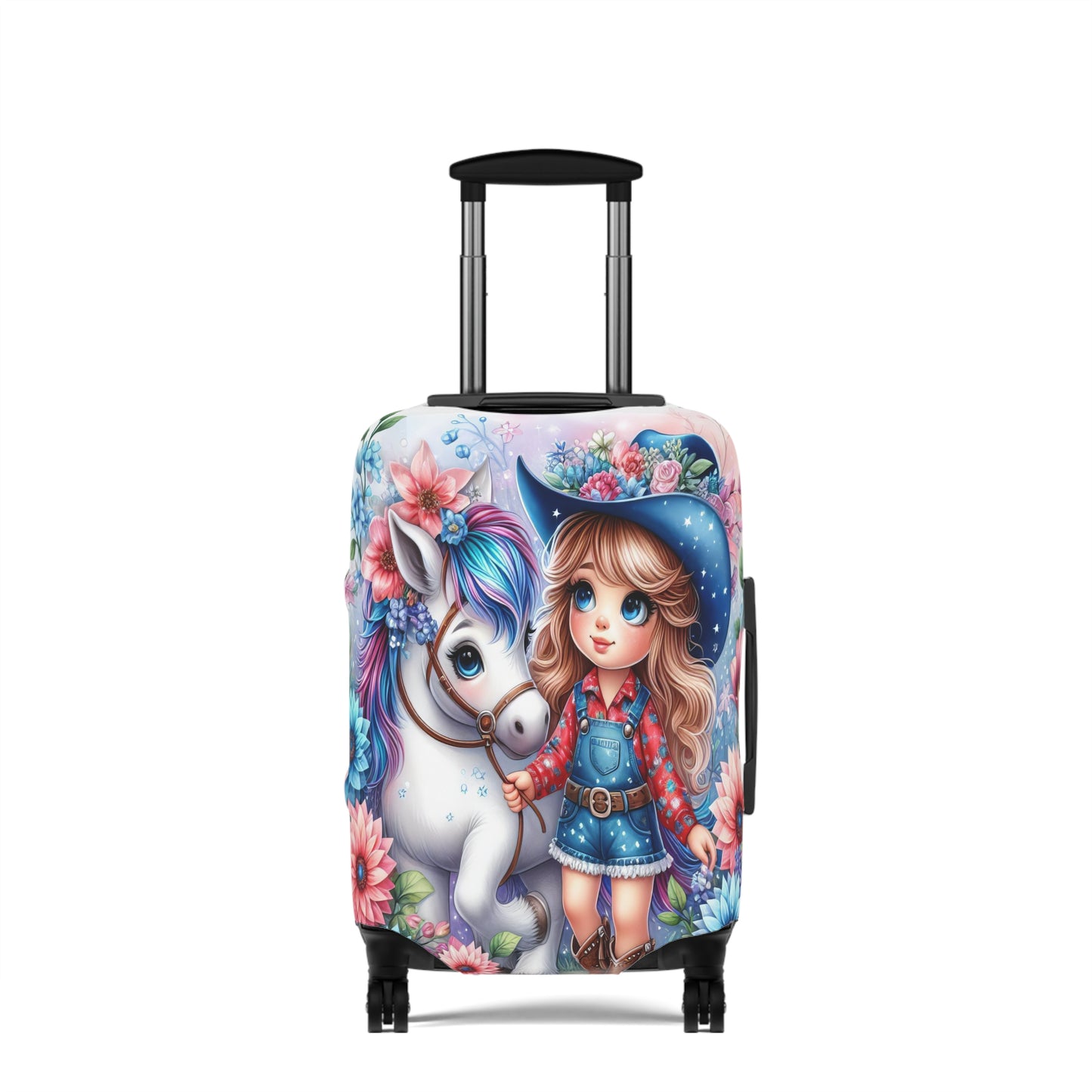 Luggage Cover, Just a Girl who Loves Horses, awd-3071