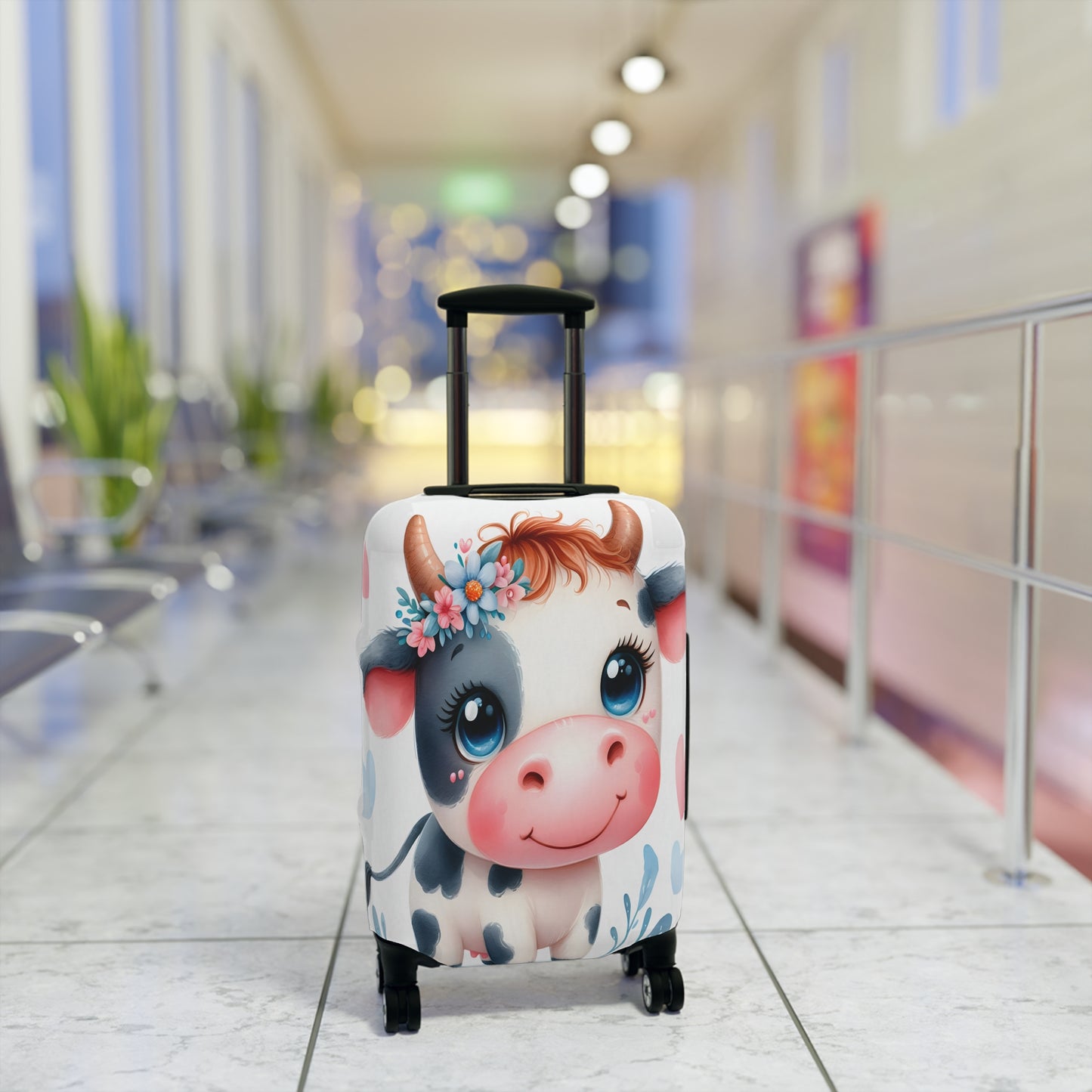 Luggage Cover, Cow, awd-1602