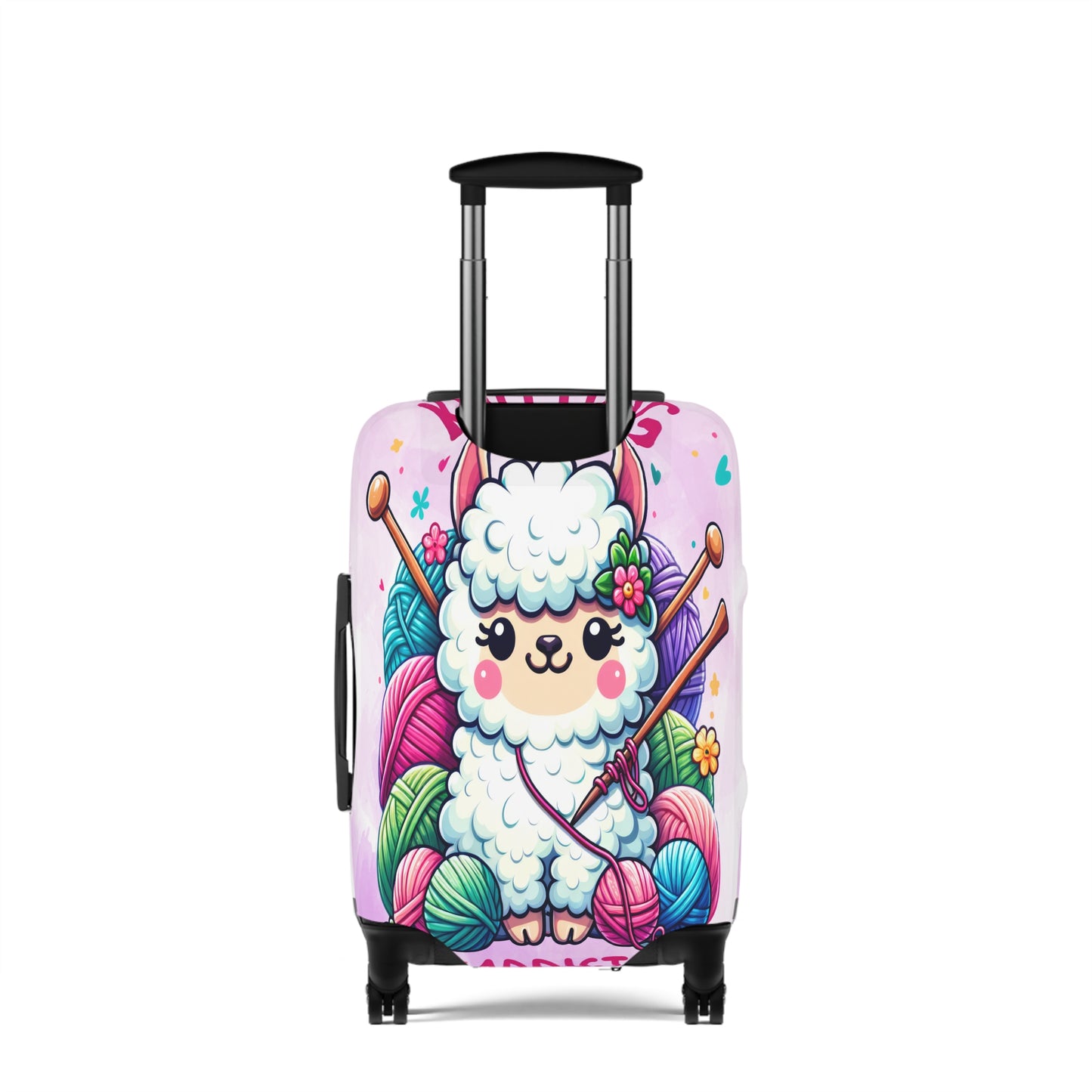 Luggage Cover, Knitting Addict Lamb, awd-1698