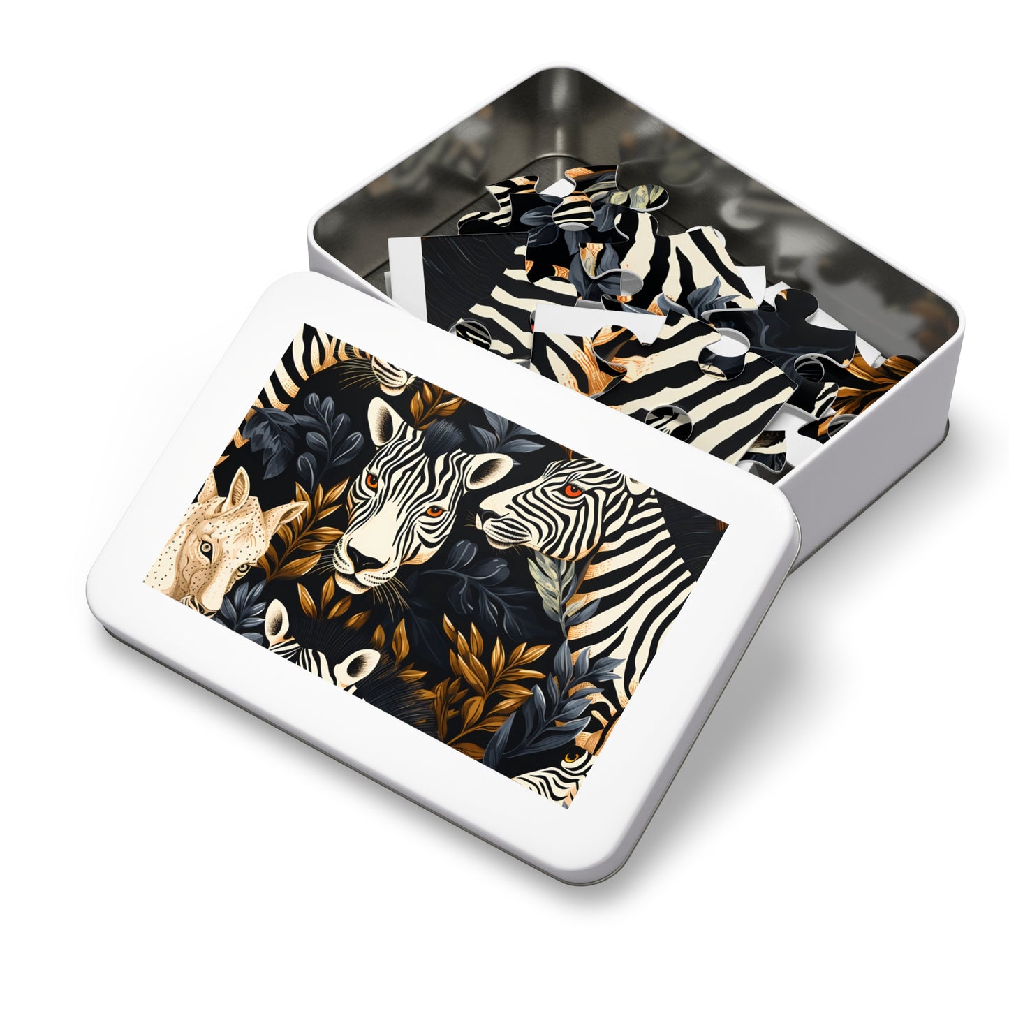 Jigsaw Puzzle, Zebra, Personalised/Non-Personalised (30, 110, 252, 500,1000-Piece)