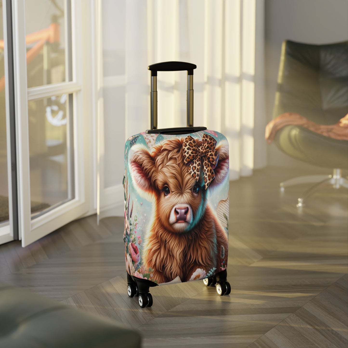 Luggage Cover, Highland Cow, awd-5011