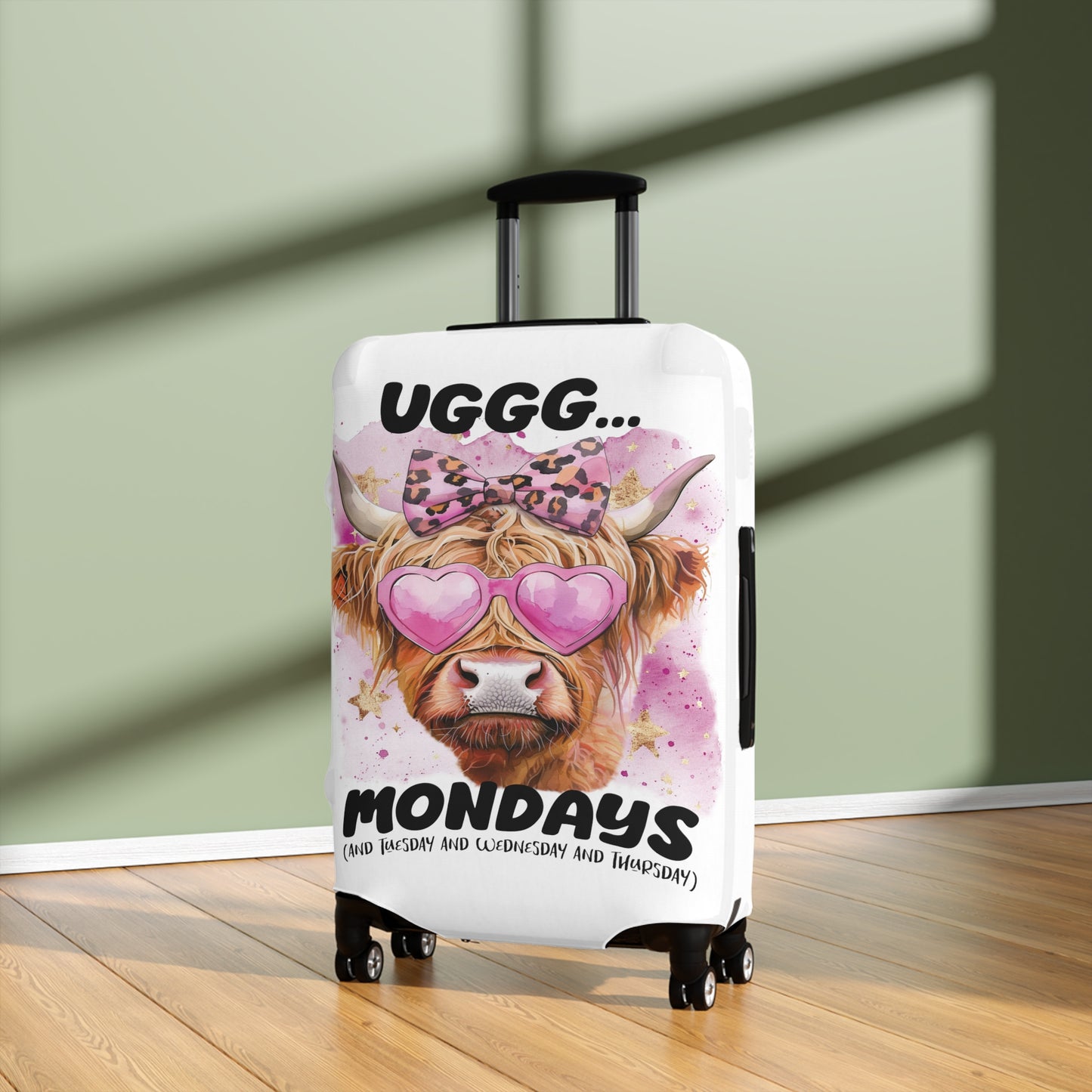 Luggage Cover, Highland Cow, awd-4019