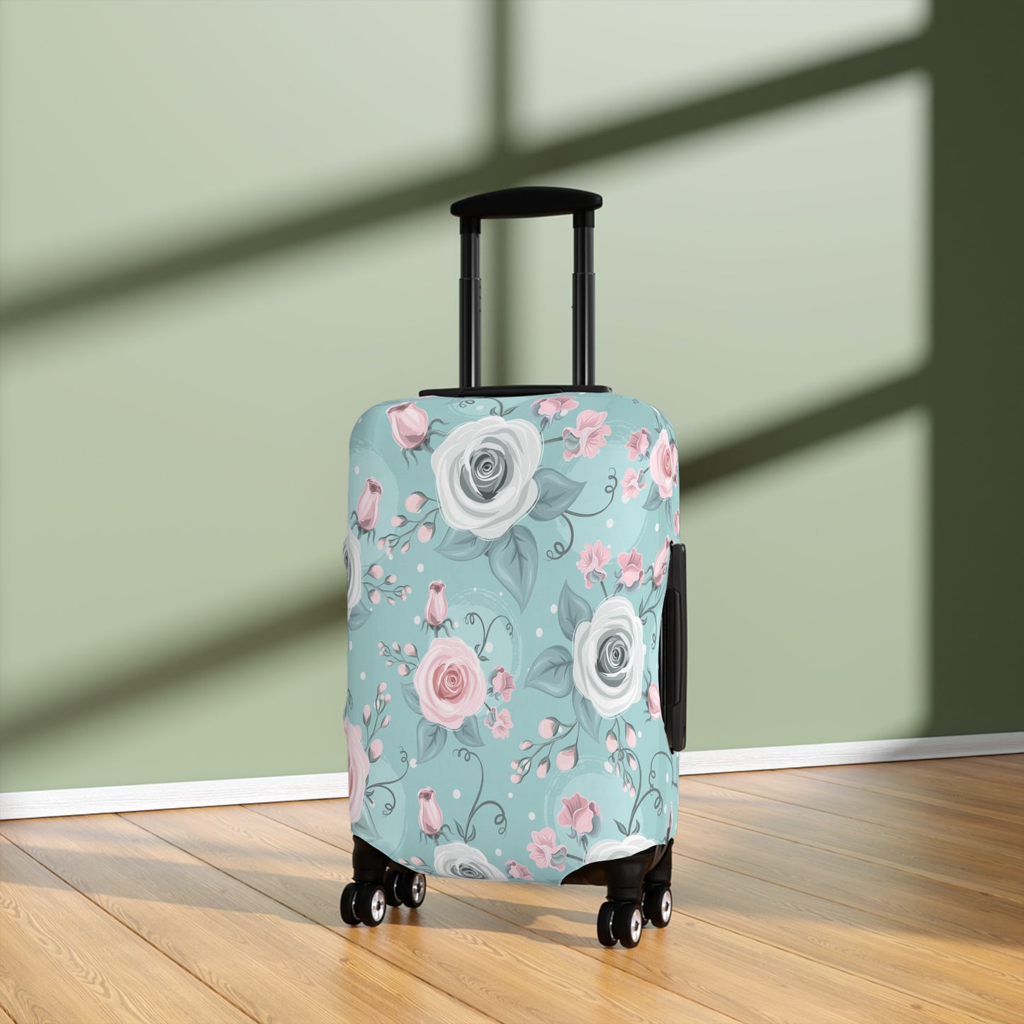 Luggage Cover, Green Floral, awd-1769