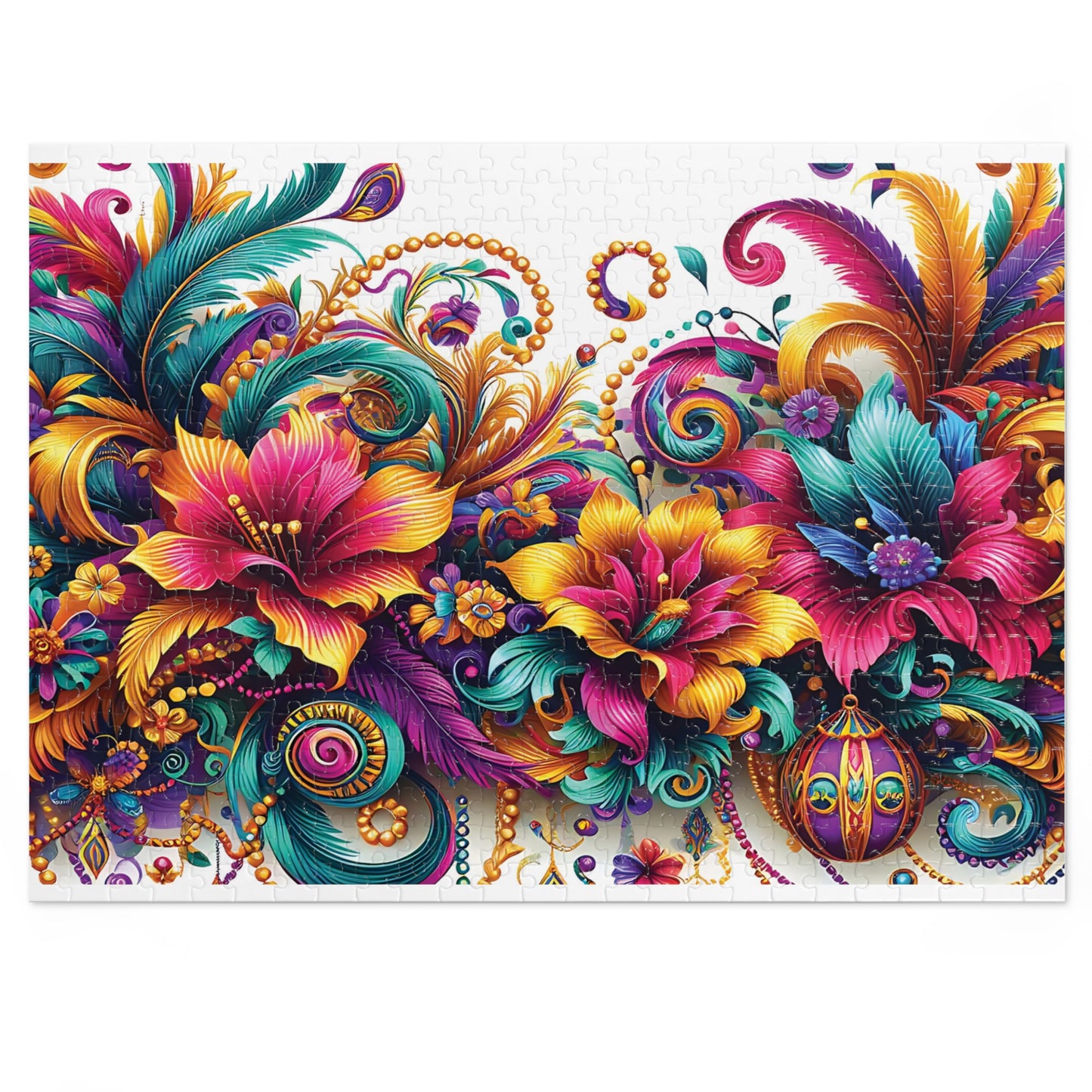 Jigsaw Puzzle, Floral, Personalised/Non-Personalised (30, 110, 252, 500,1000-Piece)