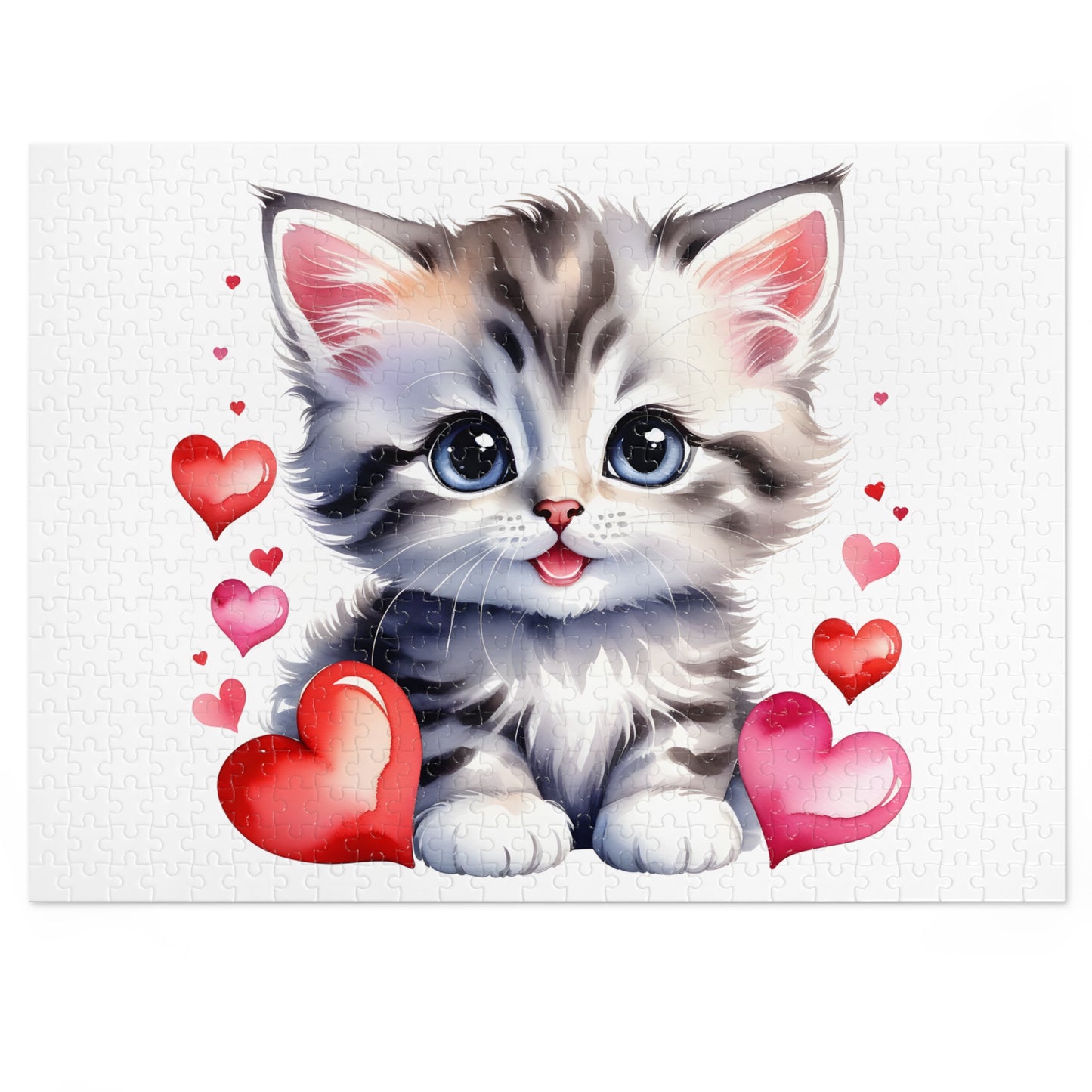 Jigsaw Puzzle, Cat, Personalised/Non-Personalised (30, 110, 252, 500,1000-Piece)