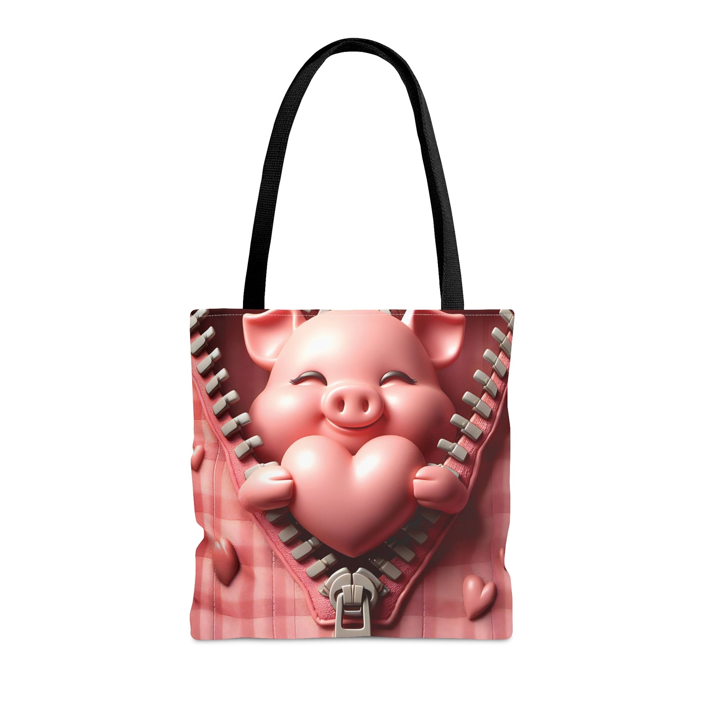 Tote Bag, Pig, Personalised/Non-Personalised Tote bag