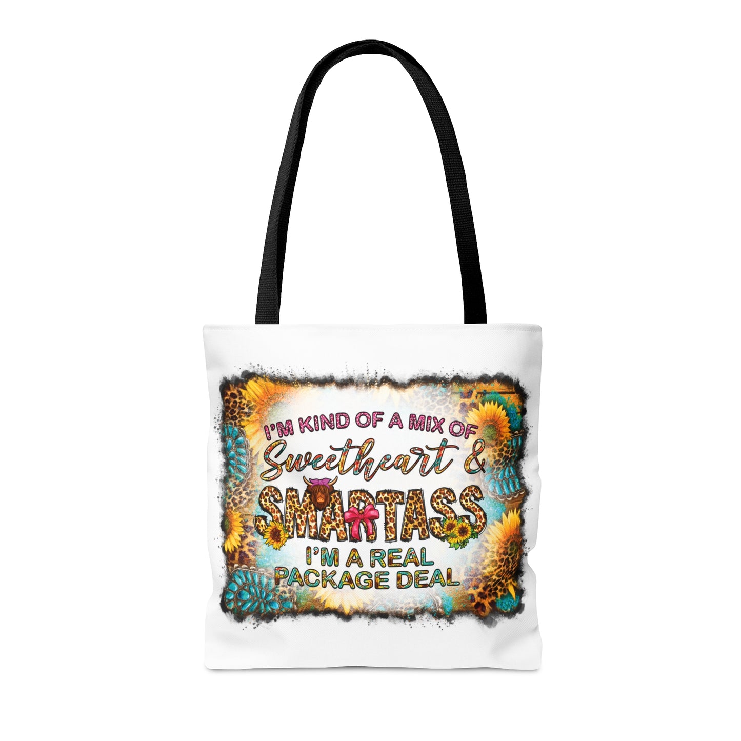 Tote Bag, Western, I'm kind of a mix of sweetheart