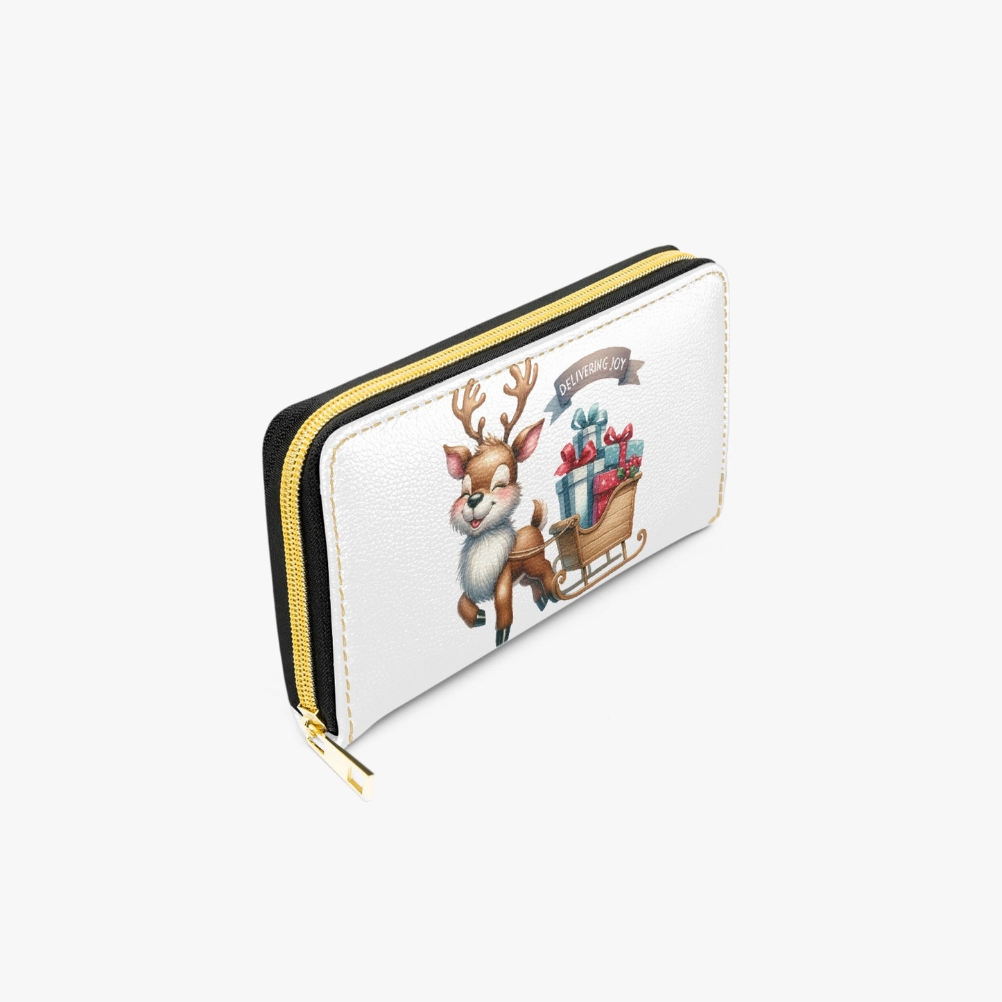 Long Type Zipper Purse - Christmas, Reindeer