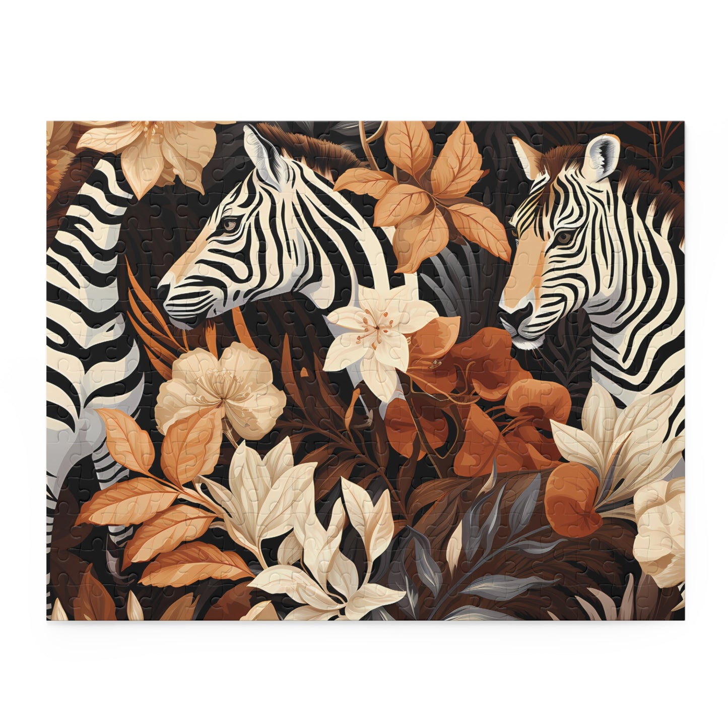 Personalised/Non-Personalised Puzzle, Zebra (120, 252, 500-Piece)