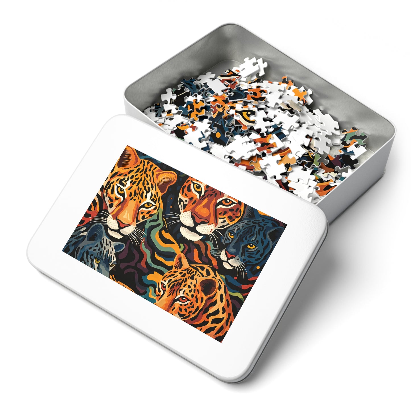 Jigsaw Puzzle, Leopard, Personalised/Non-Personalised (30, 110, 252, 500,1000-Piece)