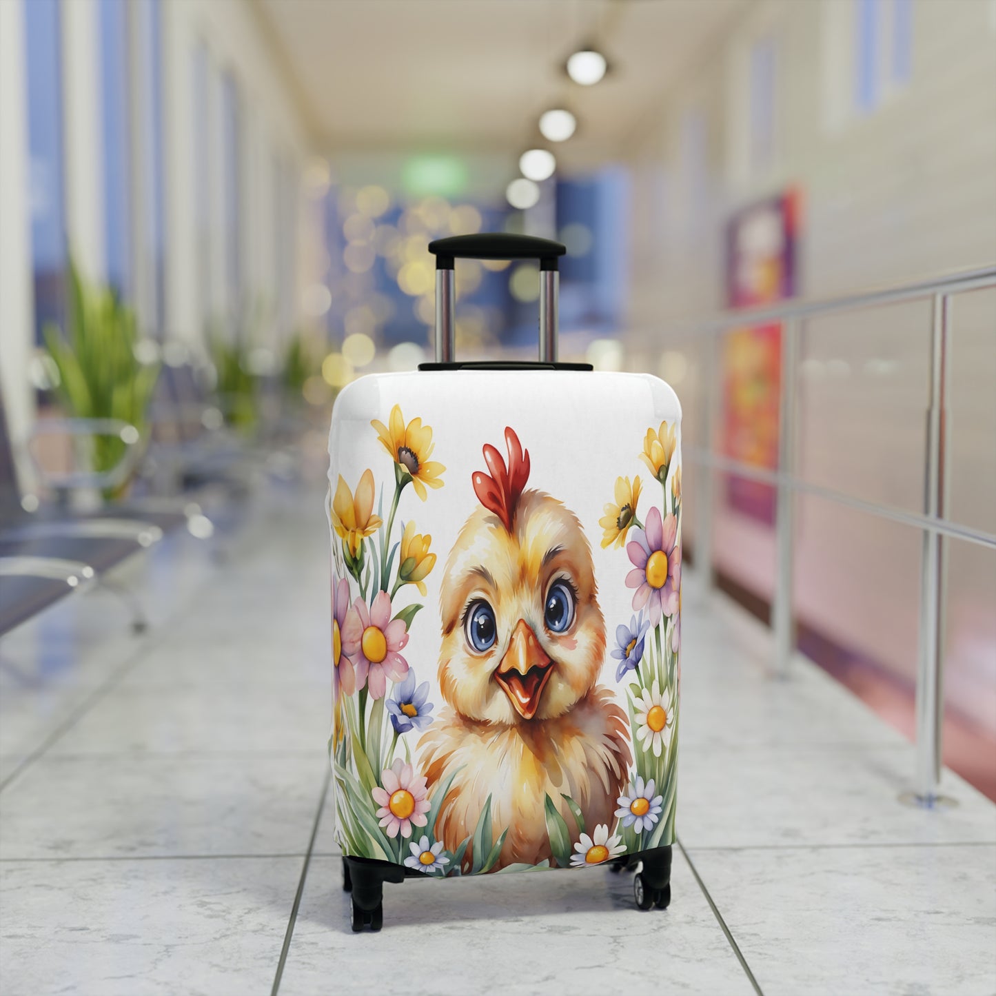 Luggage Cover, Chicken/Rooster, awd-301