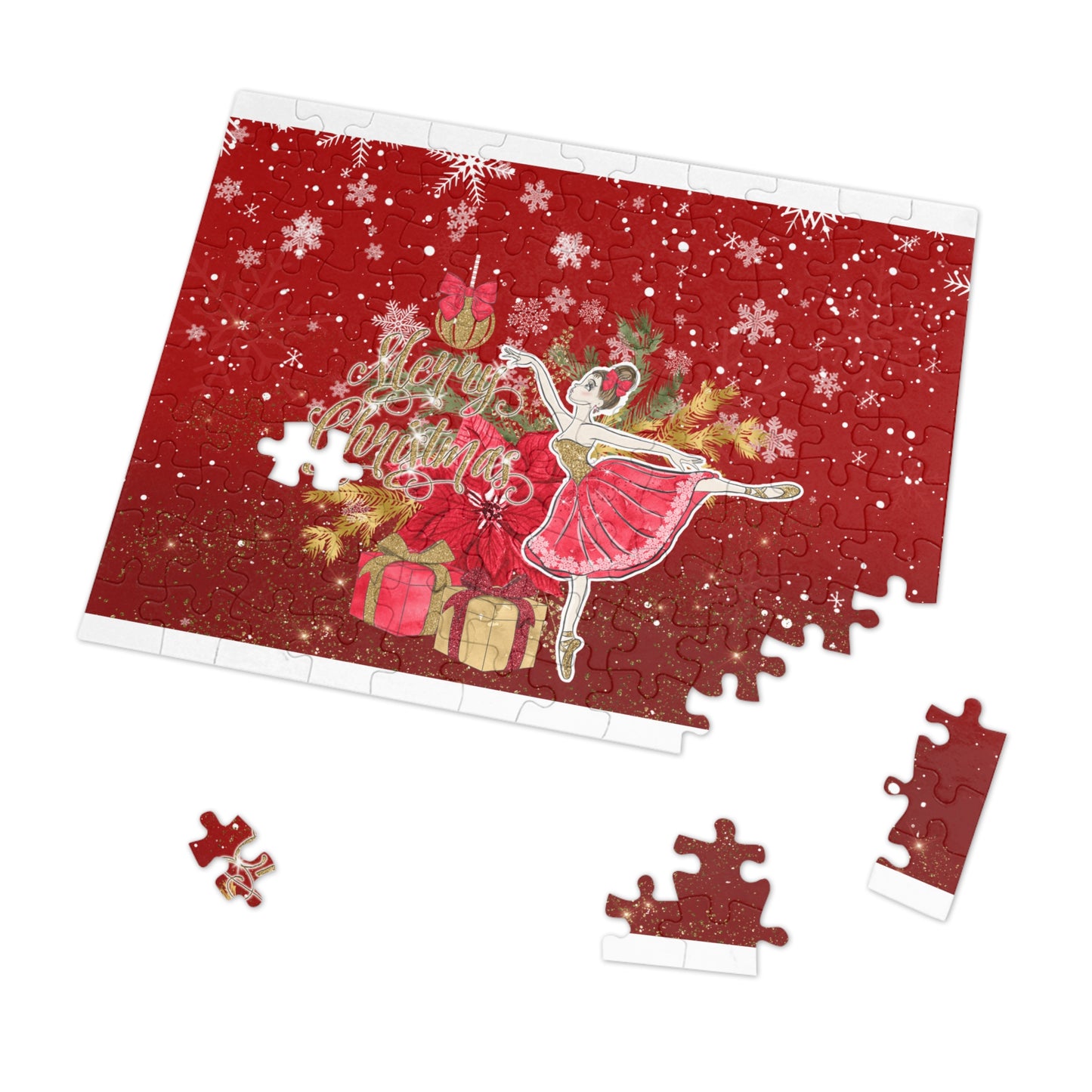 Puzzle, Christmas Sugarplum, Personalised/Non-Personalised (30, 110, 252, 500,1000-Piece)