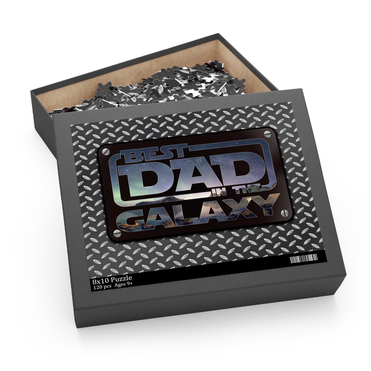 Personalised/Non-Personalised Puzzle, Best Dad (120, 252, 500-Piece)