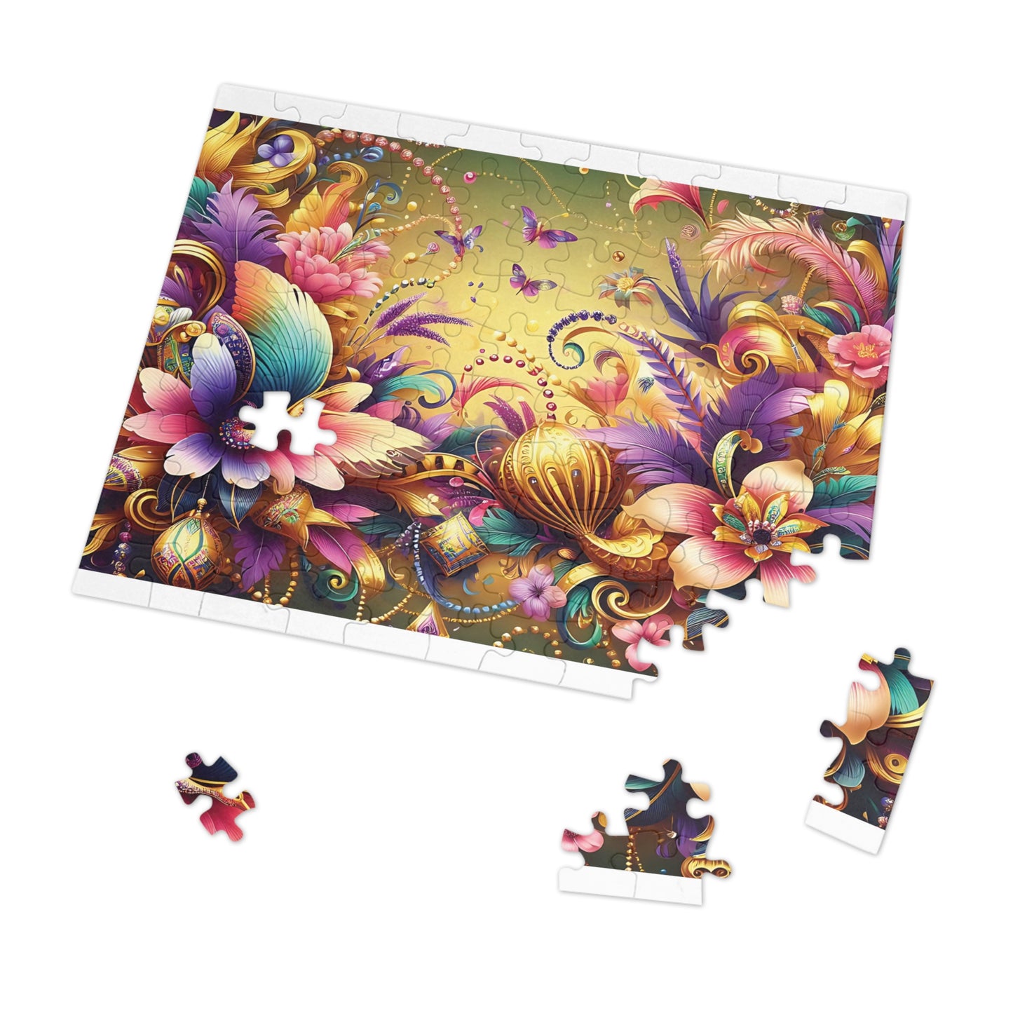 Jigsaw Puzzle, Floral, Personalised/Non-Personalised (30, 110, 252, 500,1000-Piece)